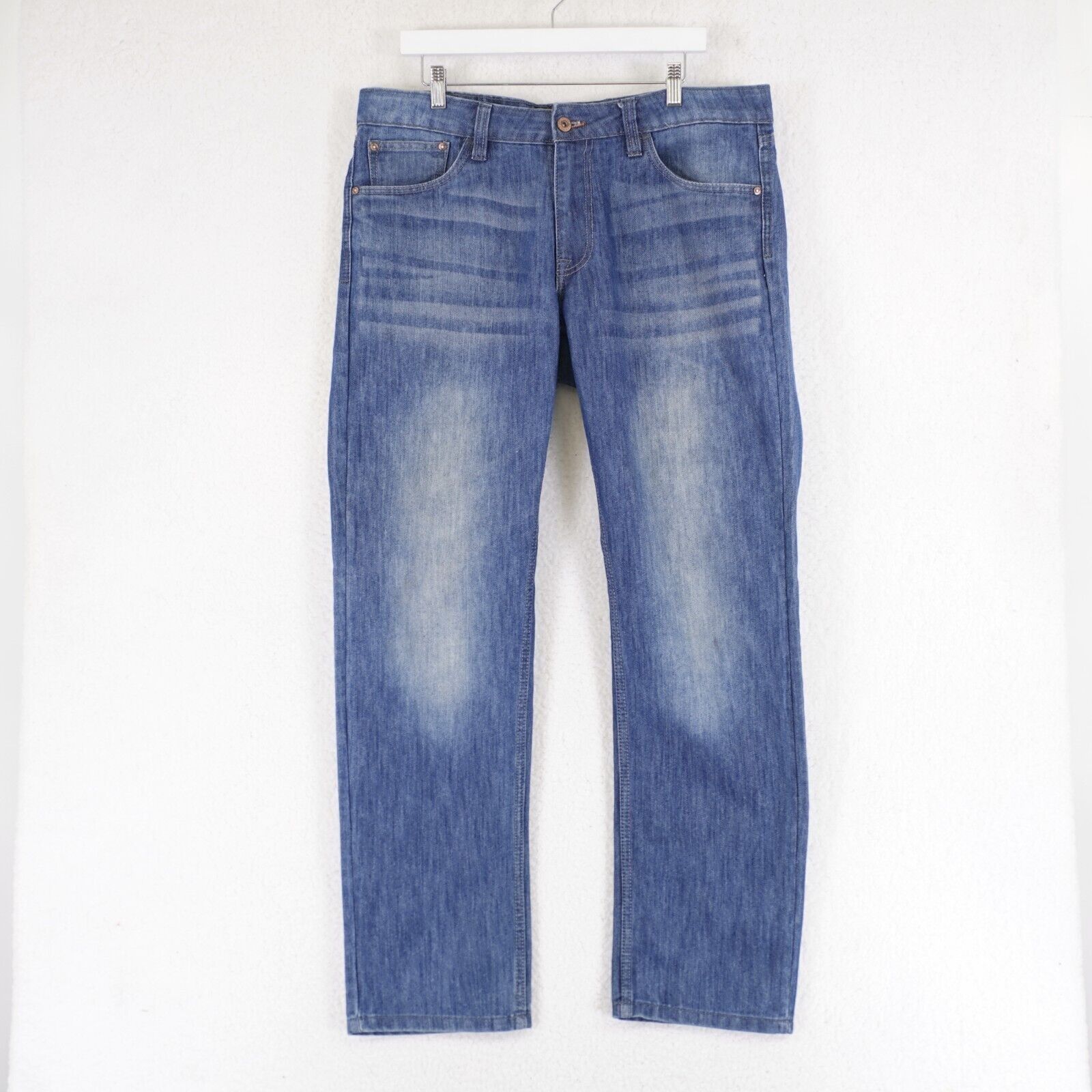 Weatherproof Weatherproof Vintage Staight Fit Stone Wash Denim Blue Jeans Size US 38 / EU 54 - 1 Thumbnail