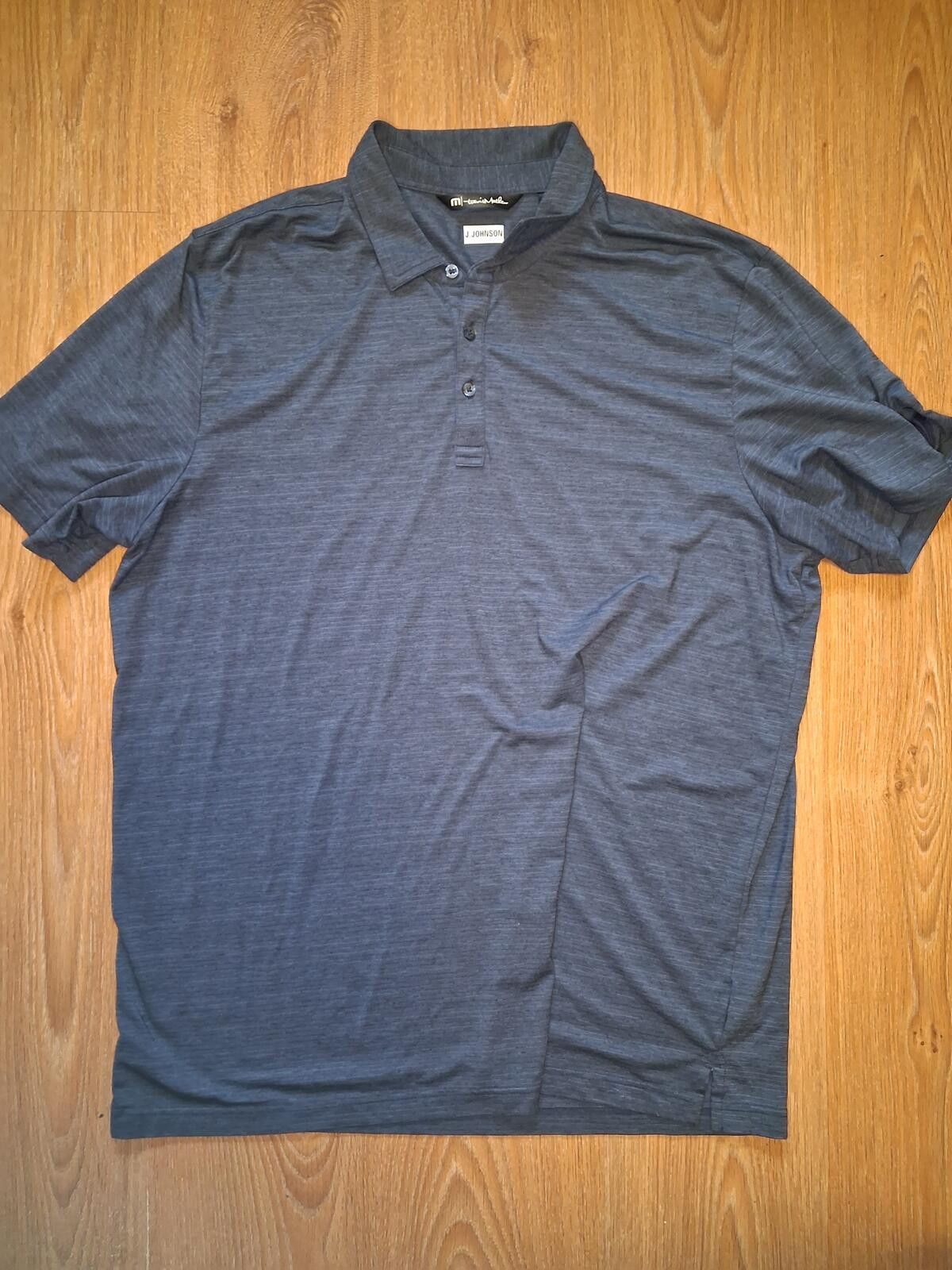 TravisMathew Travis Mathew Golf Polo XXL Gray Cotton Texans Jakob Johnson Size US XXL / EU 58 / 5 - 1 Thumbnail
