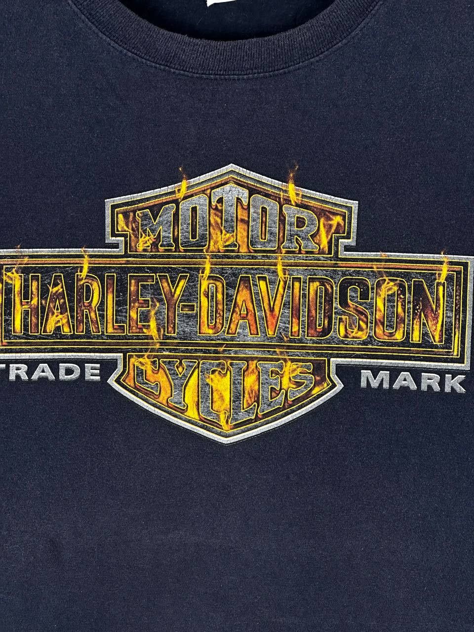 Harley Davidson Vintage Harley-Davidson T-Shirt Sz XL Y2K Faded Size US XL / EU 56 / 4 - 4 Thumbnail
