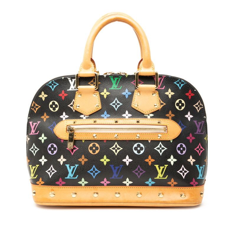 Louis Vuitton Louis Vuitton Alma Monogram Multicolore Handbag Canvas Handbag M92646 DUTY FREE for USA