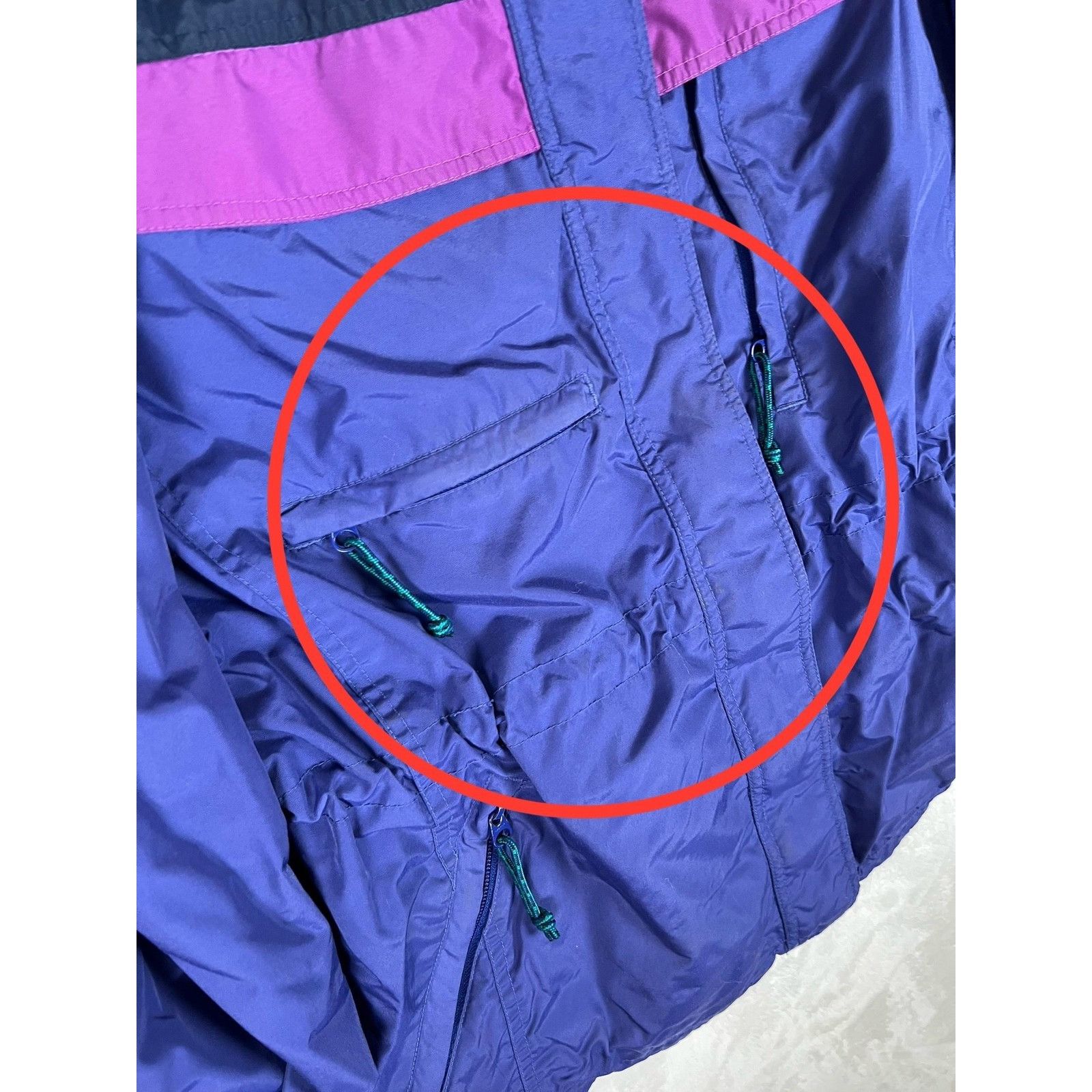 Columbia Vintage Columbia Jacket Womens Medium Purple Navy Pink Hoode Size M / US 6-8 / IT 42-44 - 4 Thumbnail