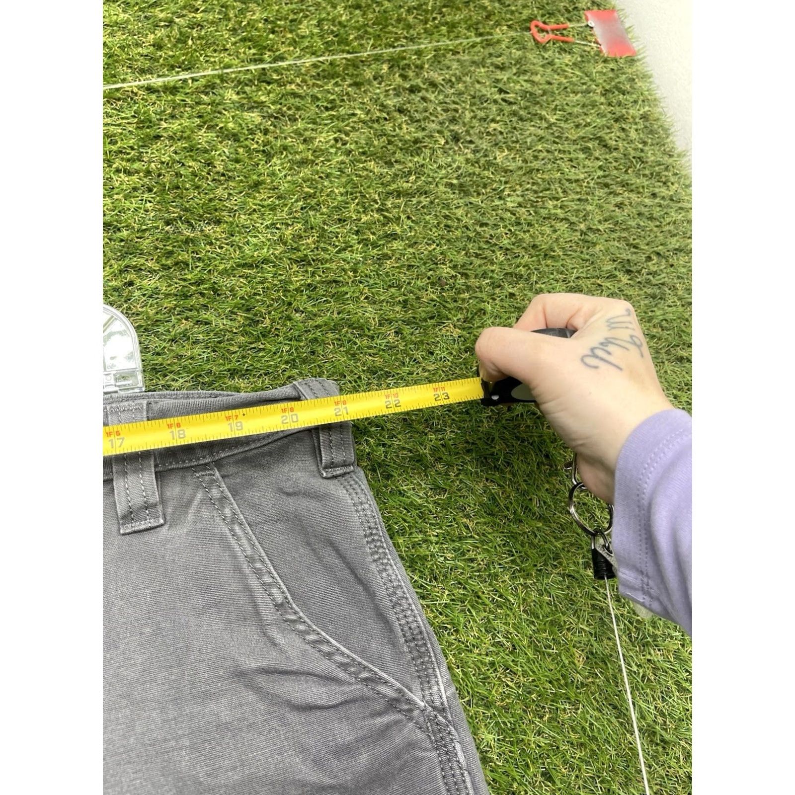 Carhartt Carhartt Flame Resistant Pants Mens 44x30 Workwear FRB159 DNY Canvas Gray Regular Straight 5-Pocket Carpenter USA Mens Size US 44 / EU 60 - 2 Thumbnail