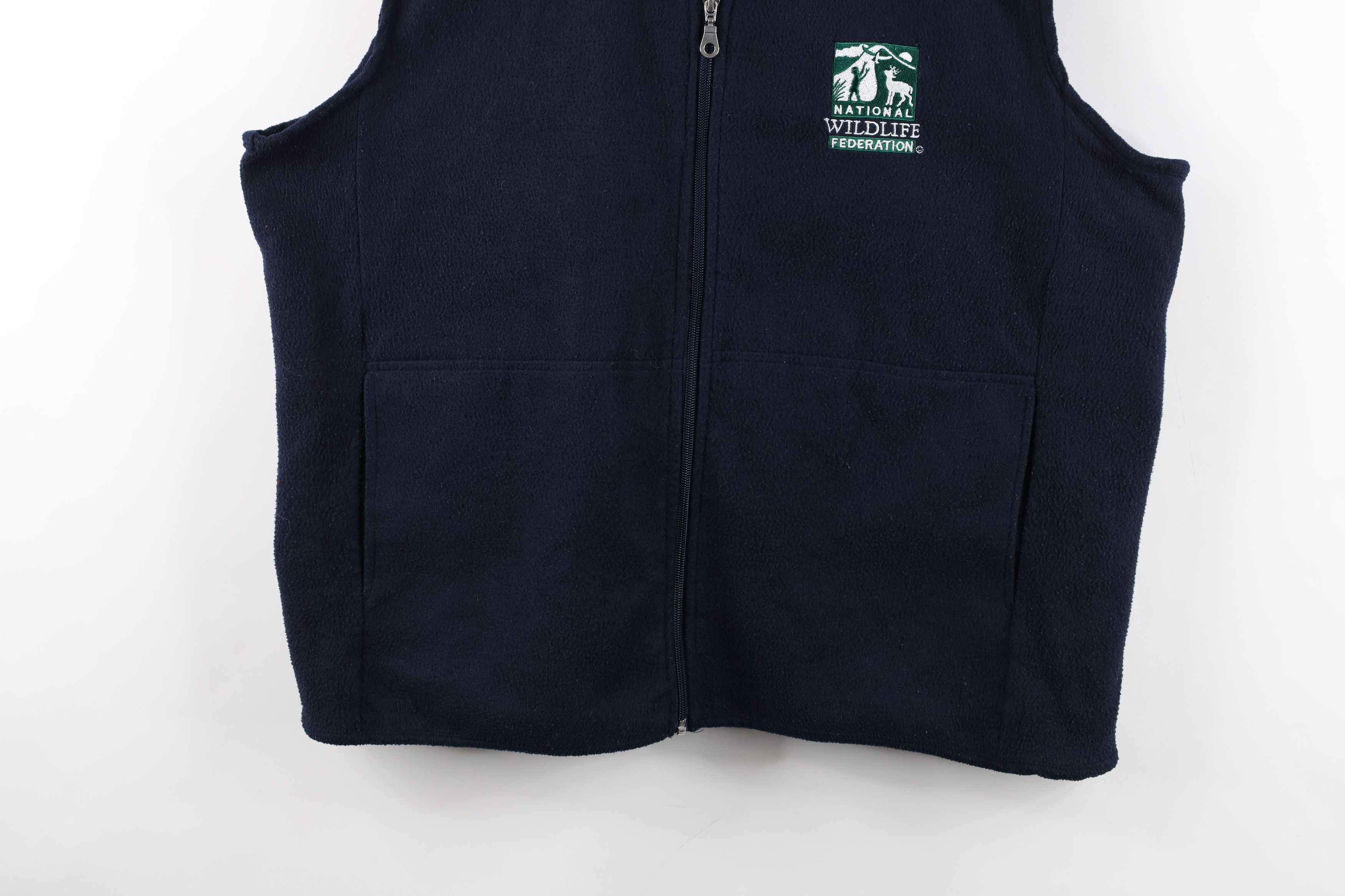 Vintage Vintage 90s National Wildlife Federation Fleece Vest Jacket Size US L / EU 52-54 / 3 - 3 Thumbnail
