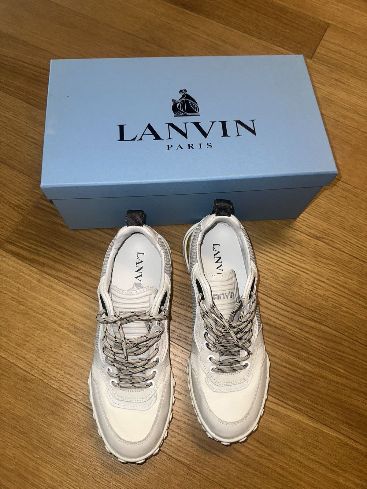Lanvin LANVIN SKBOLA-RISO SNEAKERS men’s sneakers Size US 8 / EU 41 - 3 Thumbnail
