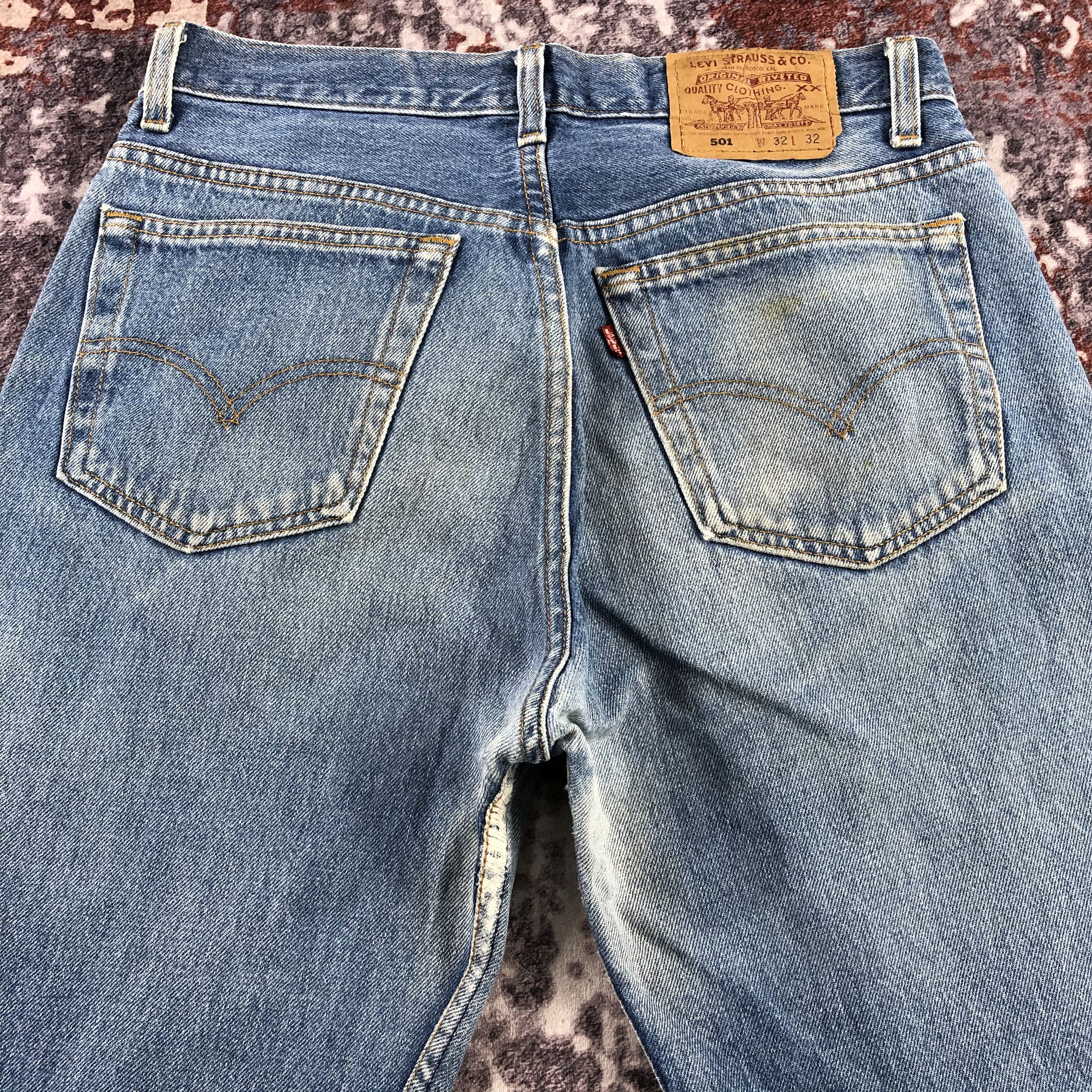 Levi's 90s Vintage Levis 501 Jeans-JM2930 Size US 31 - 5 Thumbnail