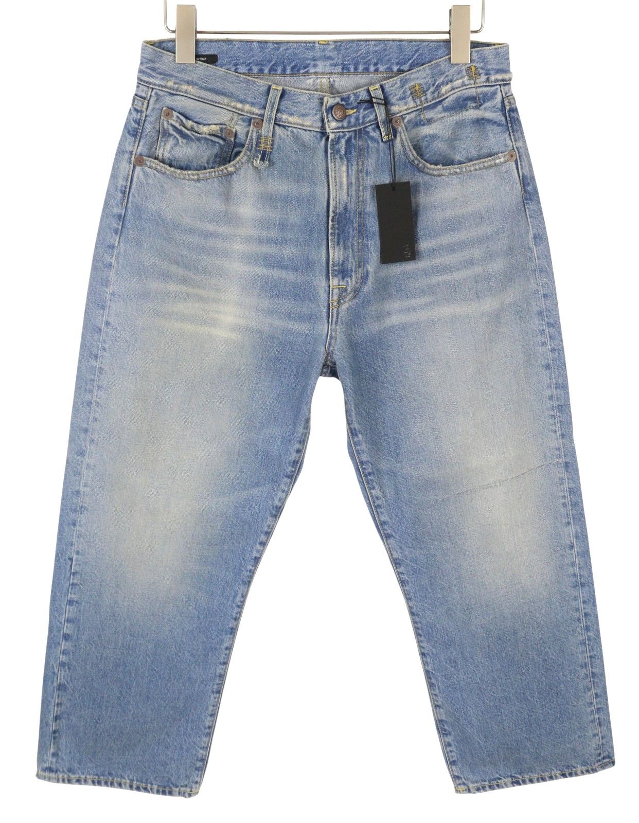 R13 X-BF 27 Merrin Blue Washed Low Rise PF25 Jeans 87206 Size 27" / US 4 / IT 40 - 3 Thumbnail