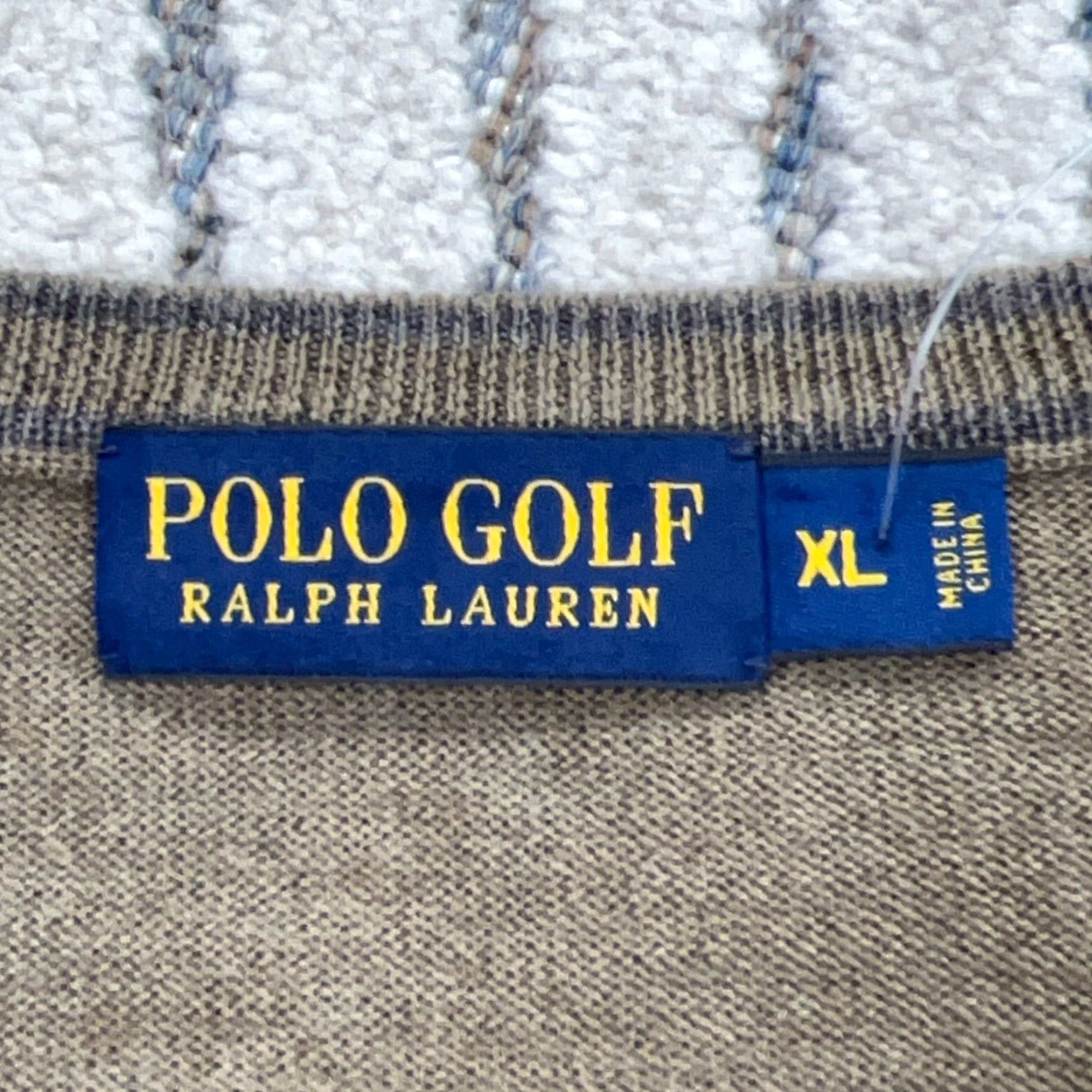 Polo Ralph Lauren Polo Ralph Lauren Polo Golf Sweater Men XL Brown Merino Wool V-Neck Pullover Size US XL / EU 56 / 4 - 3 Thumbnail