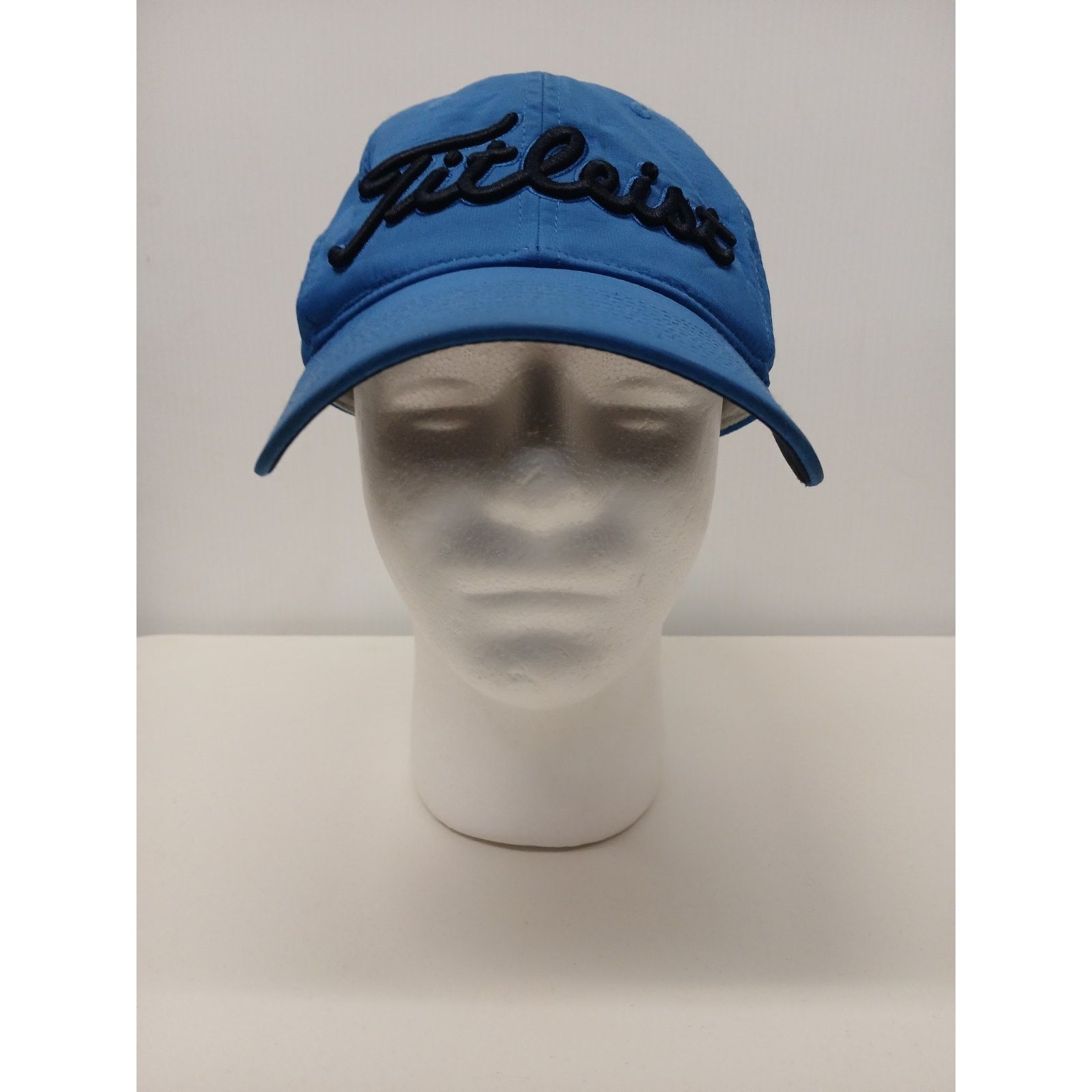 Titleist Titleist (OSFM) Blue Poly Blend Dri Fit Strap Golf Cap Size ONE SIZE - 1 Thumbnail