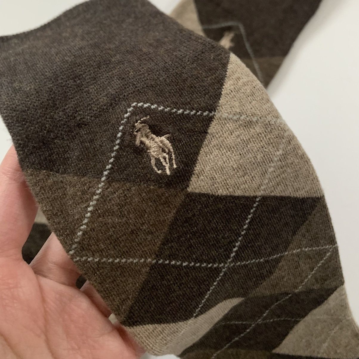 Ralph Lauren Argyle brown long socks Size ONE SIZE - 2 Thumbnail