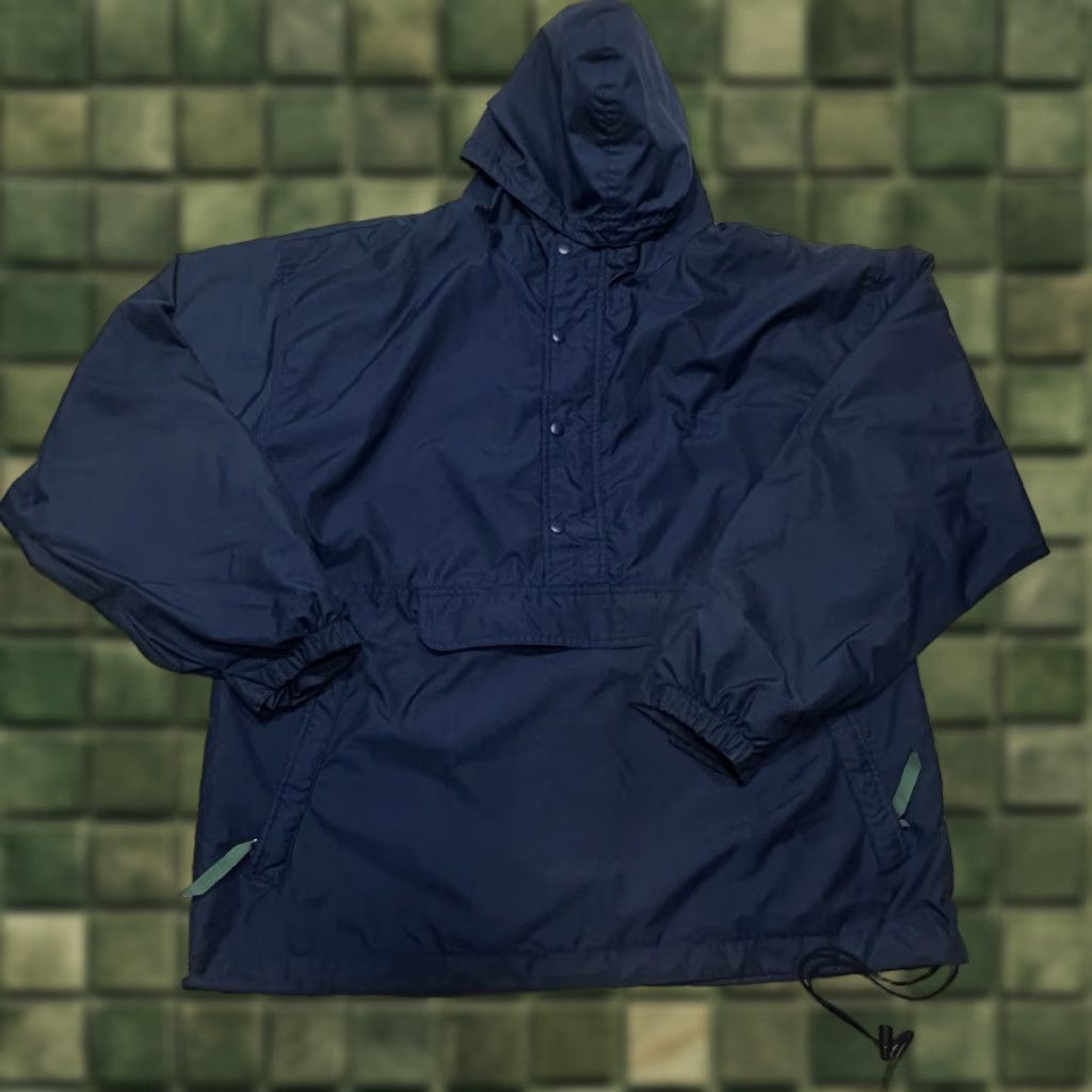 Gap VINTAGE Gap Anorak Hooded Jacket Men’s XL Navy Blue 90s Taiwan Regular Mid-Length Nylon Zip Hoodie Size US XL / EU 56 / 4 - 1 Thumbnail