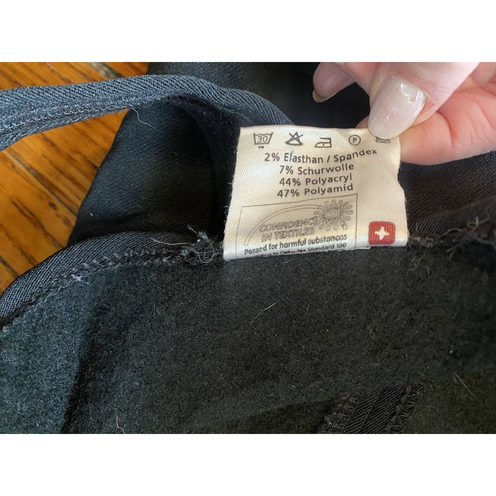 Vintage VTG Schoeller Bib Ski Pants Women 6 Black Stirrup Winter USA Size S / US 4 / IT 40 - 6 Thumbnail