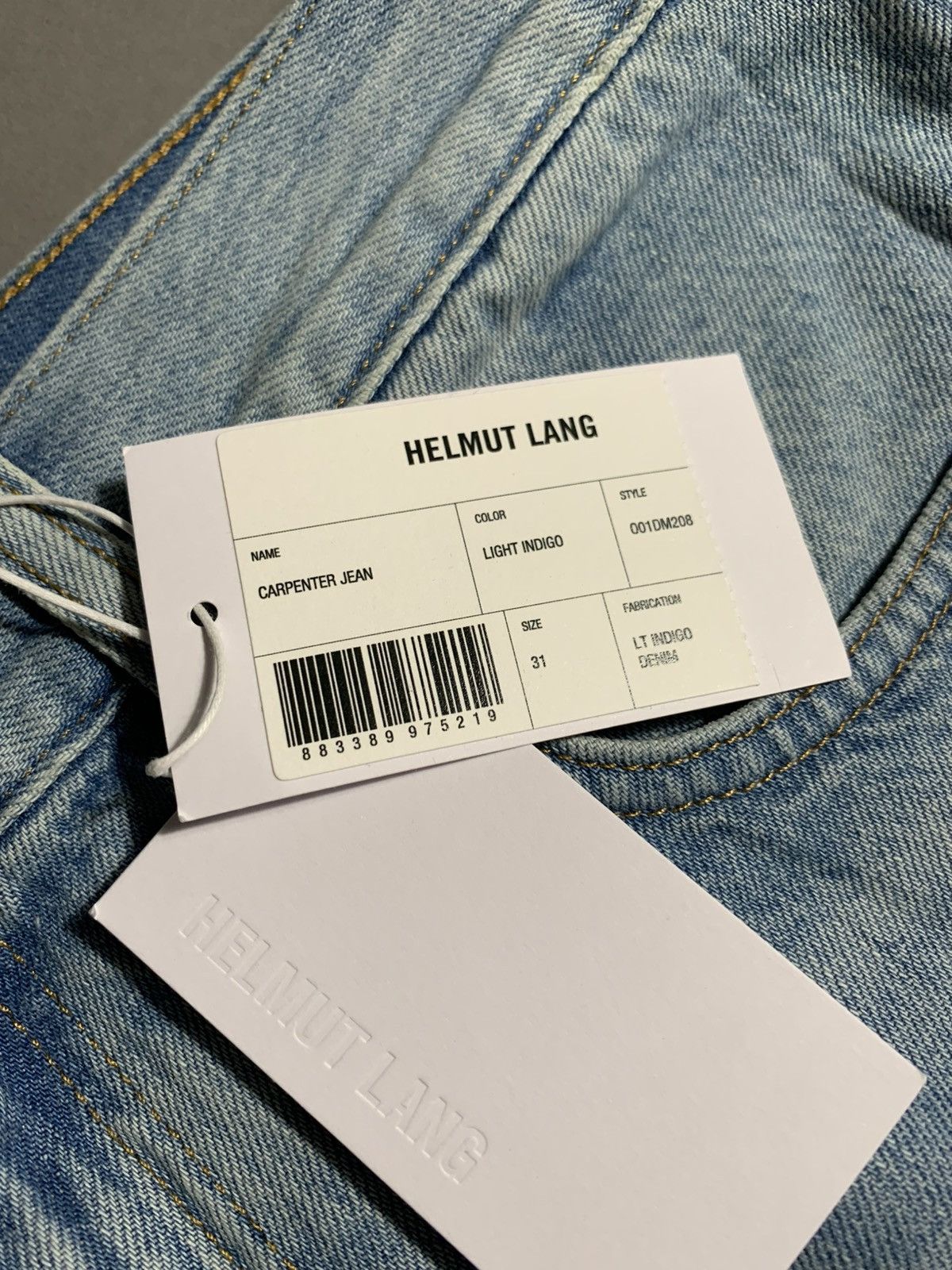 Helmut Lang Helmut Lang Carpenter Jeans 31 Mens Size US 31 - 4 Thumbnail