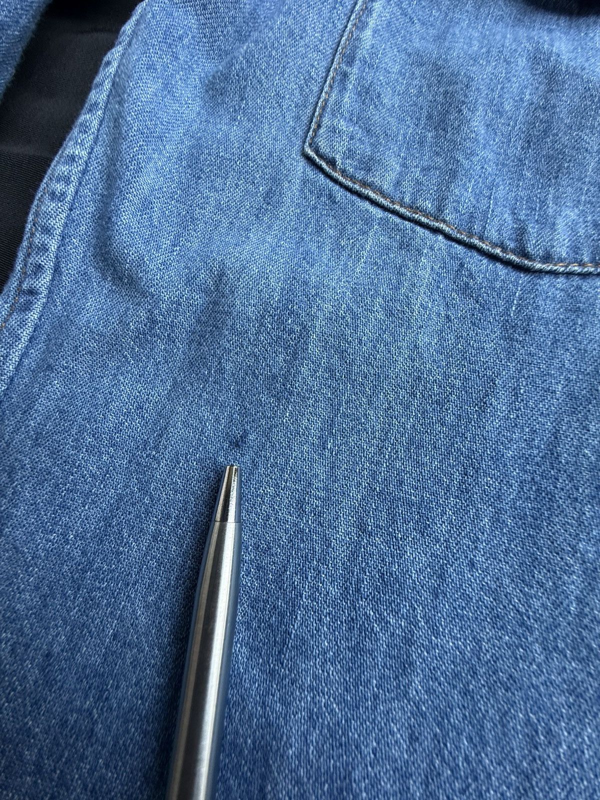 Celine FW20 Celine denim western shirt Hedi Slimane M grail union Size US M / EU 48-50 / 2 - 24 Thumbnail