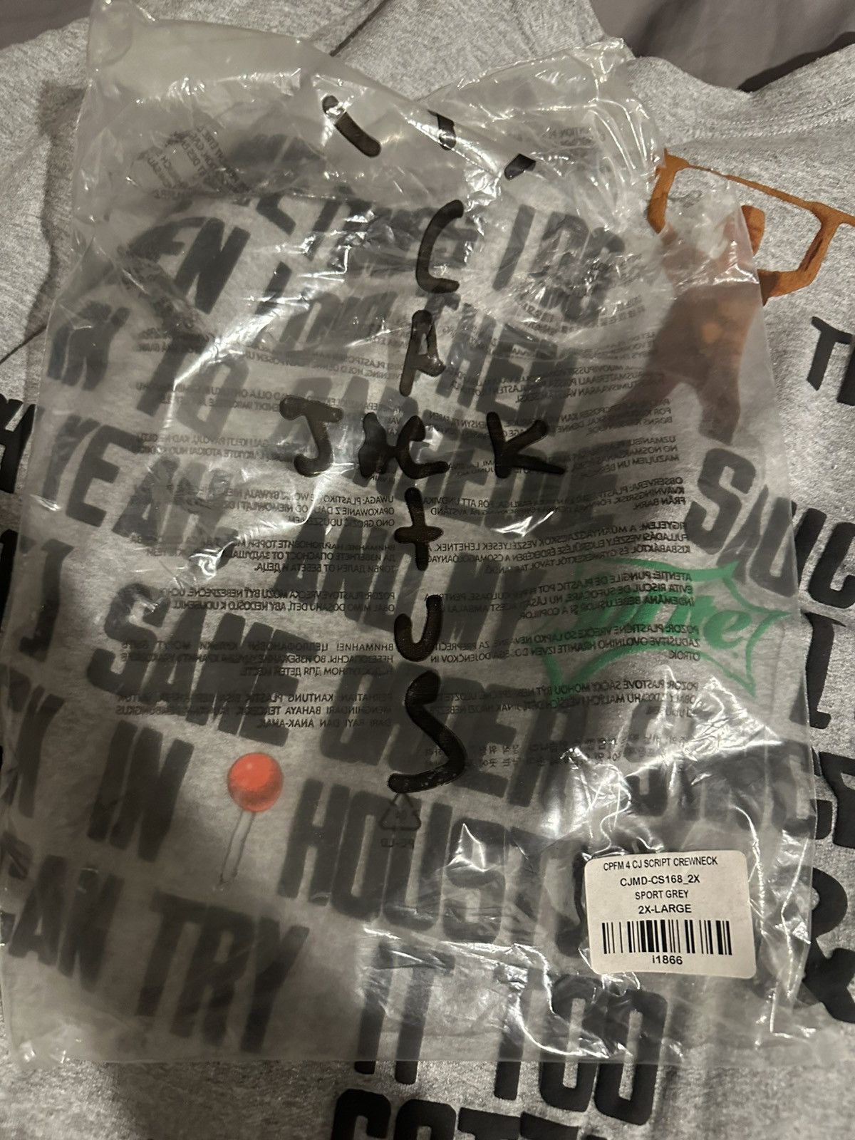 Cactus Plant Flea Market × Travis Scott CPFM 4 CJ Travis Scott