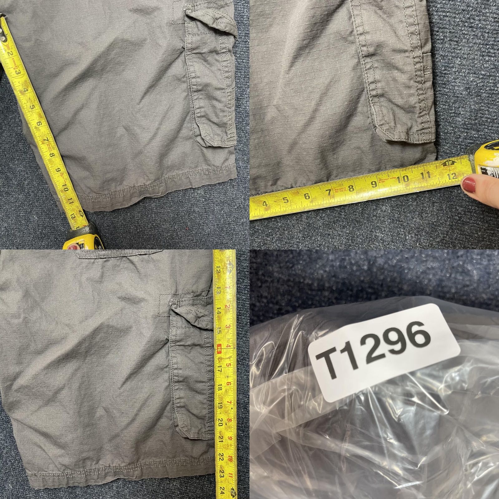 Southpole Southpole Cargo Shorts Mens 36 Gray Cotton Canvas Pockets Summer Size US 36 / EU 52 - 8 Thumbnail