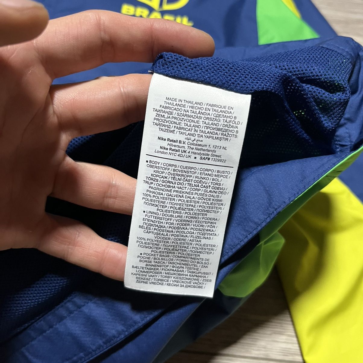 Nike VERY RARE NIKE BRAZIL ZIP JACKET SOCCER JERSEY Size US M / EU 48-50 / 2 - 8 Thumbnail