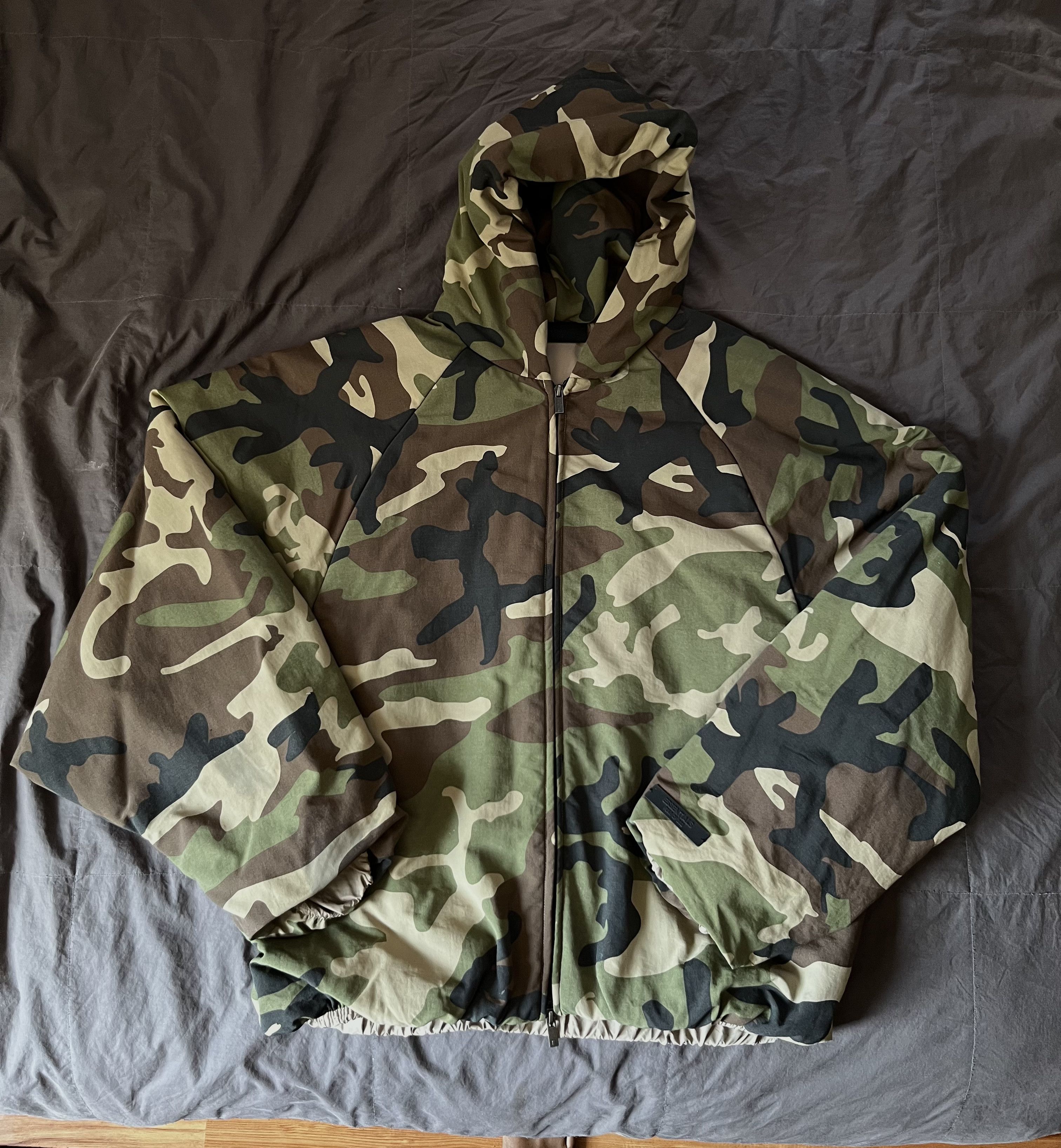 Fear of God × Nike Nike x Fear of God Hooded Bomber Jacket | Grailed