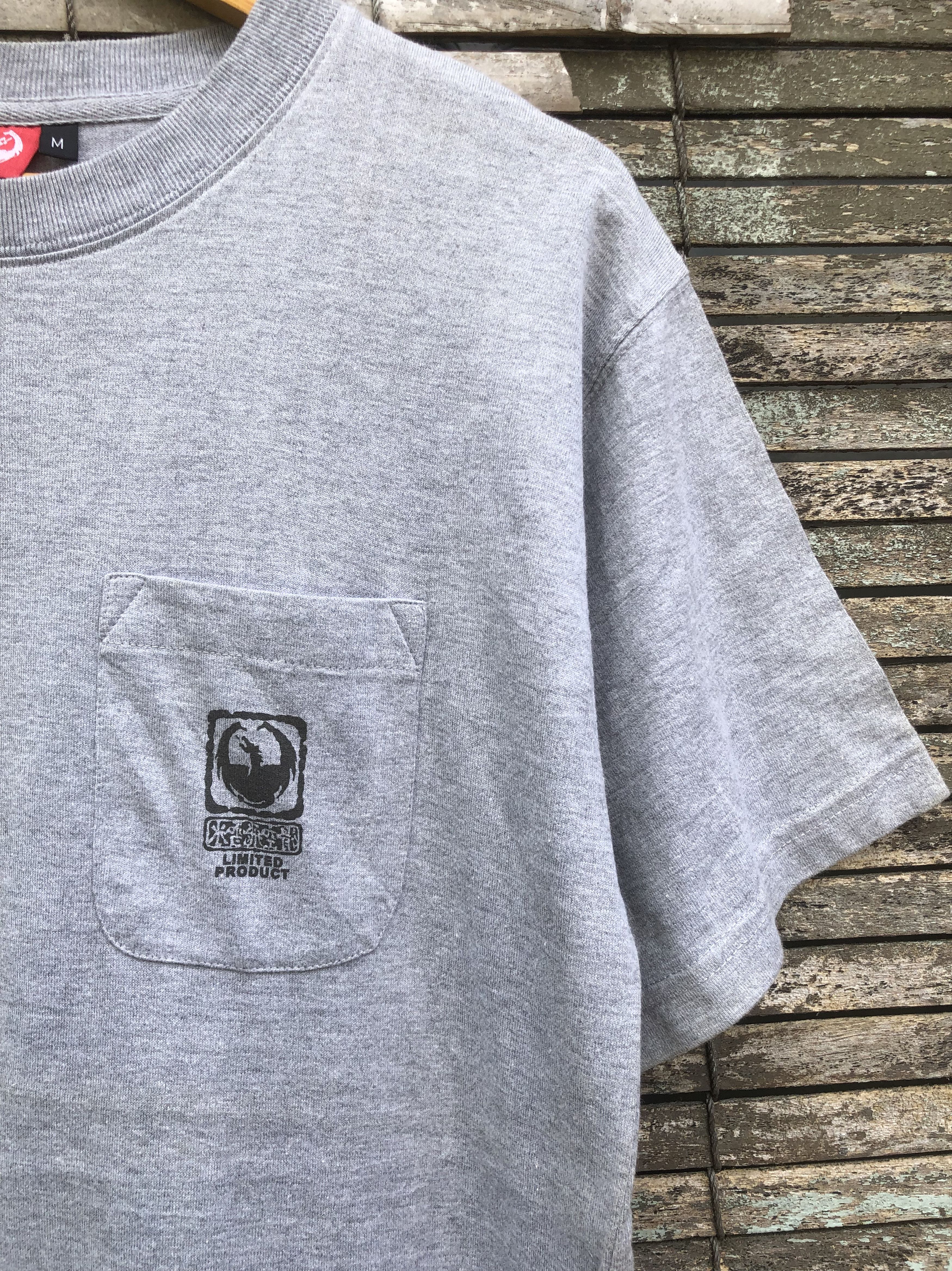 Japanese Brand Vintage Dragon Skateboards Limited Product Pocket Tee Size US M / EU 48-50 / 2 - 5 Thumbnail