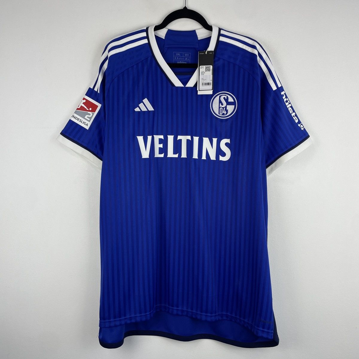 Adidas Schalke 04 Darko Churlinov Home Adidas Jersey 2023/2024 Size US XXL / EU 58 / 5 - 2 Thumbnail