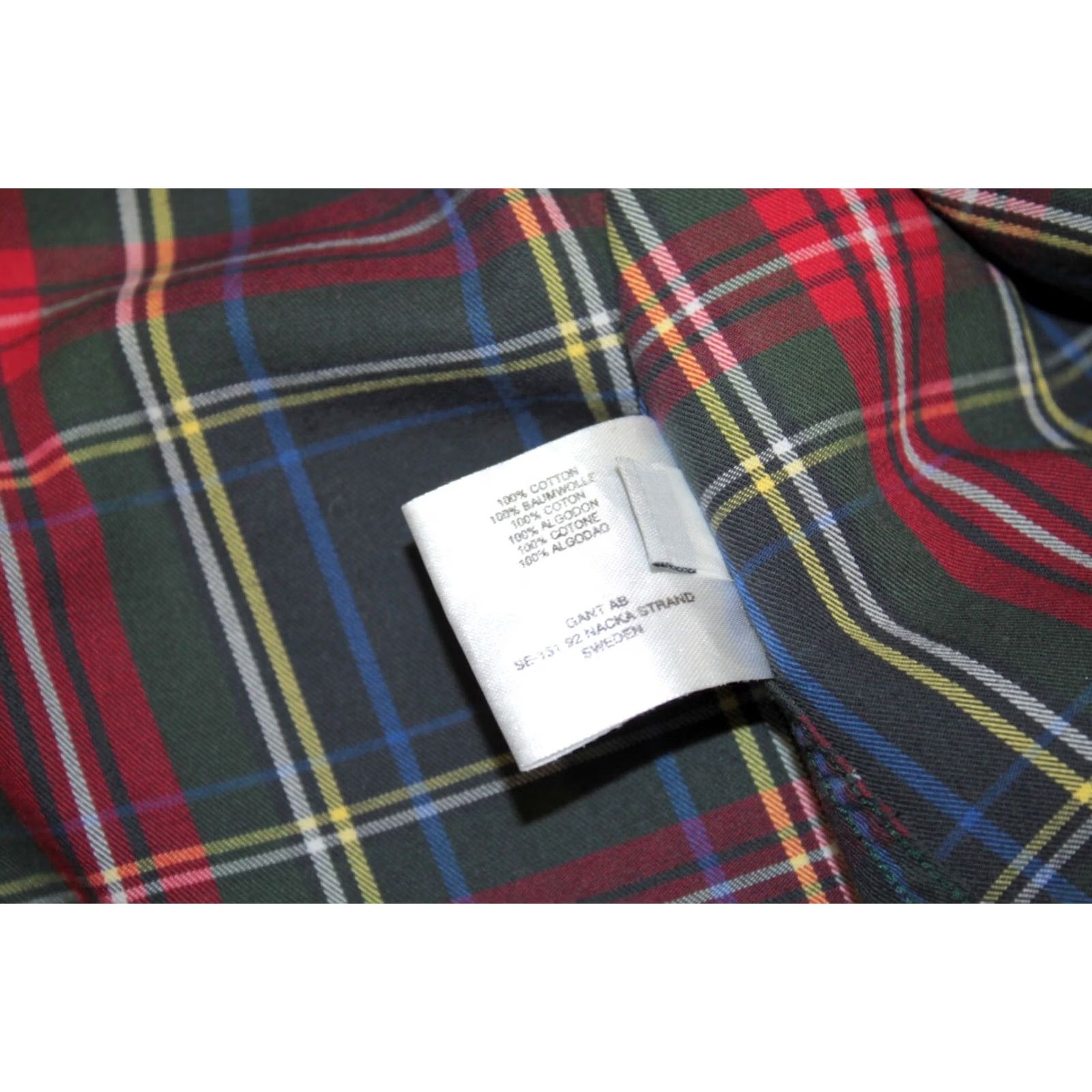 Gant GANT Rugger Mens shirt M check Button-Up Collared Cotton Multicoloured Shirt Mens M Size US M / EU 48-50 / 2 - 5 Thumbnail