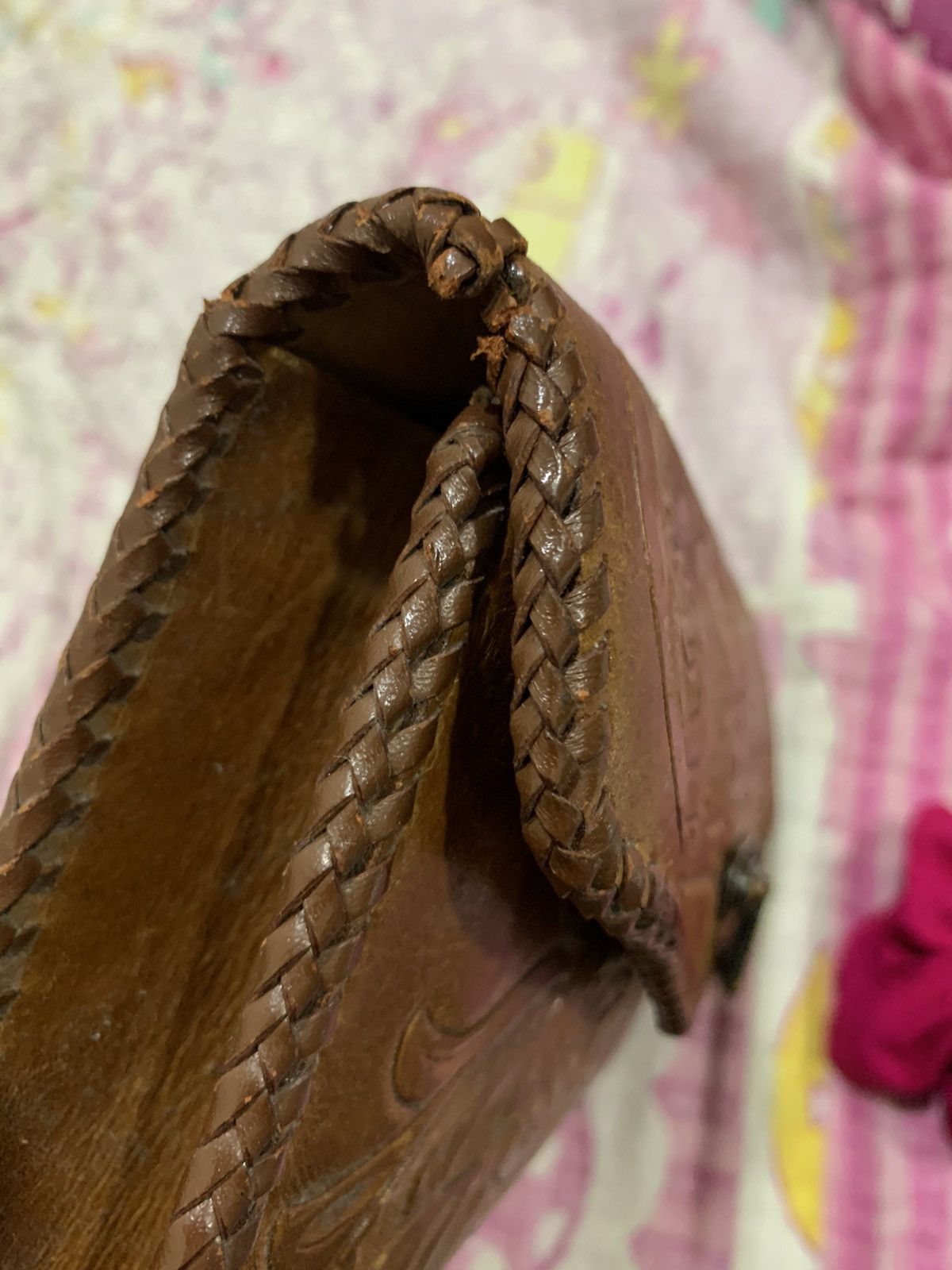 Other Vintage Hand Crafted leather bag Size ONE SIZE - 9 Thumbnail