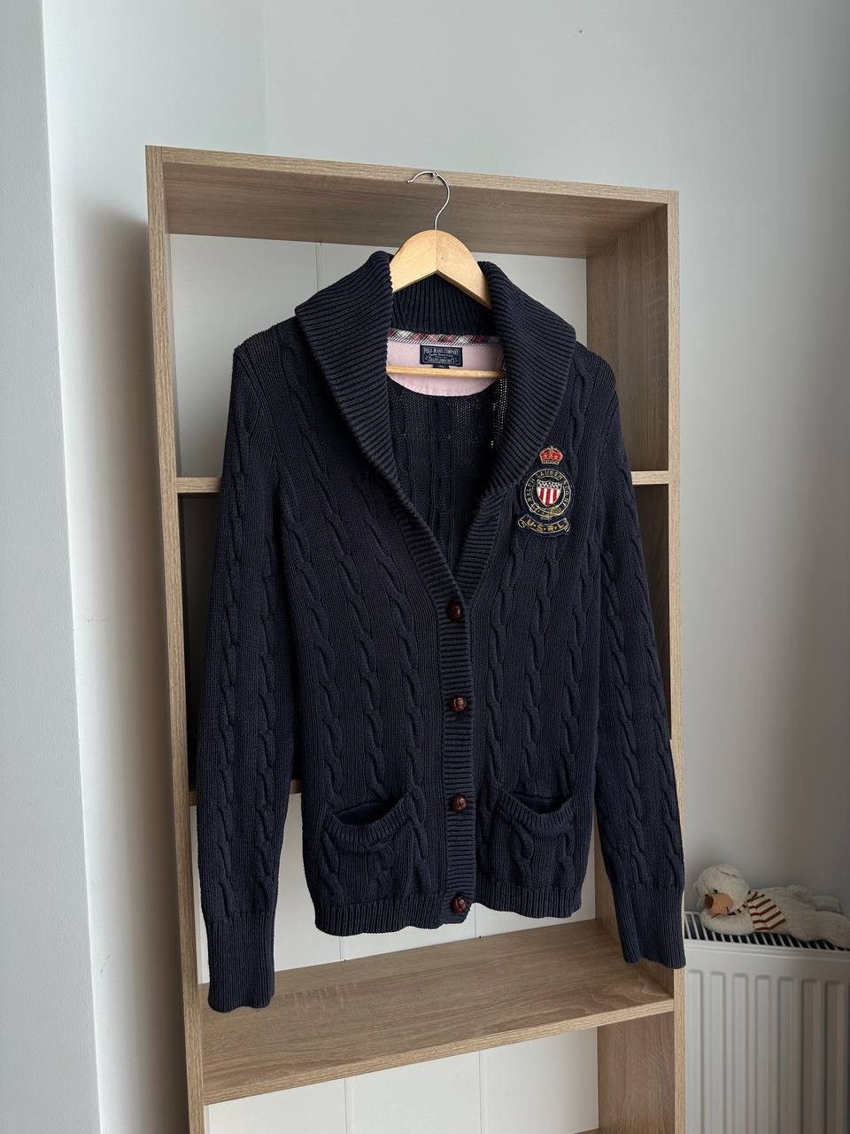 Polo Ralph Lauren × Vintage Vintage Polo Ralph Lauren Cardigan Knit Blue PRL Sweater Size US XL / EU 56 / 4 - 6 Thumbnail