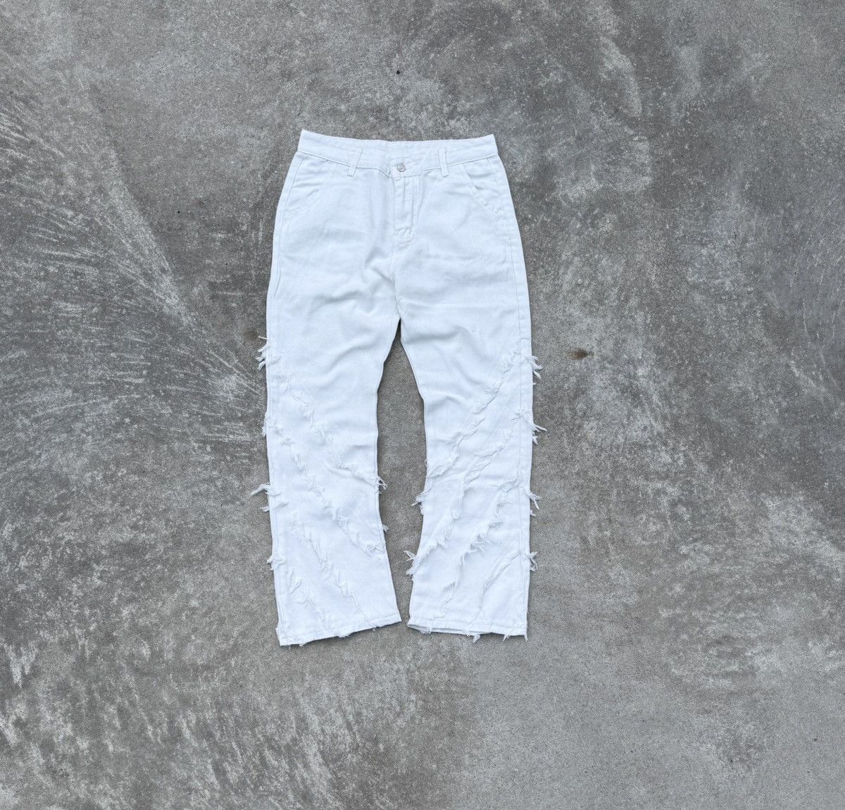 Other Vintage Y2K avantgarde opium flared light jeans Size US 30 / EU 46 - 1 Thumbnail