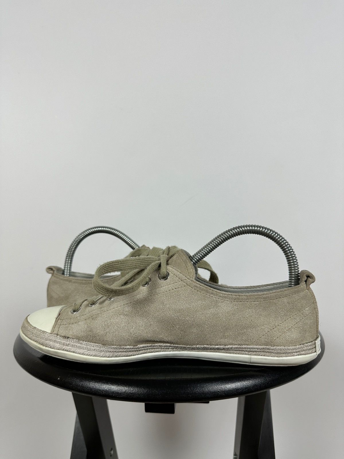 Prada Prada Suede Low Tops Red Tab Linea Rossa Trainers Sneakers Size US 8.5 / IT 38.5 - 10 Thumbnail