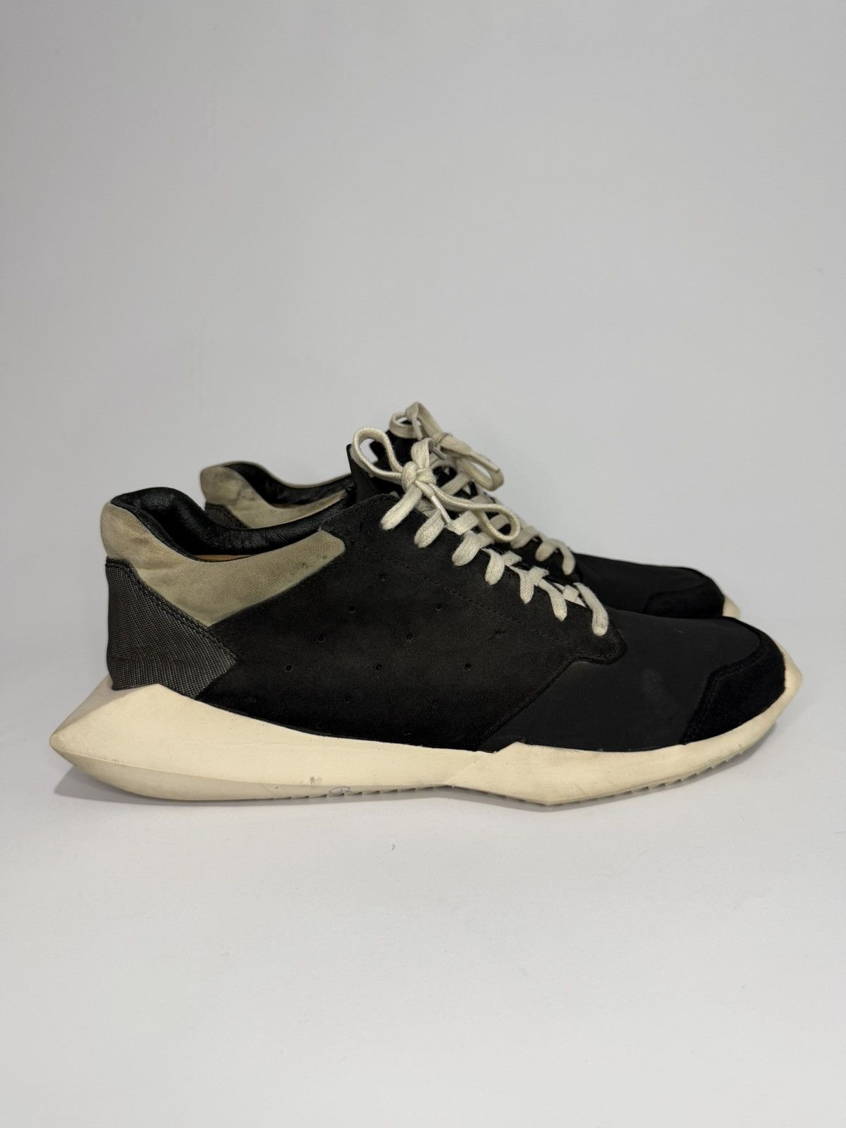 Adidas × Rick Owens Rick Owens x Adidas SS14 “VICIOUS” Tech Runner Size US 10.5 / EU 43-44 - 3 Thumbnail