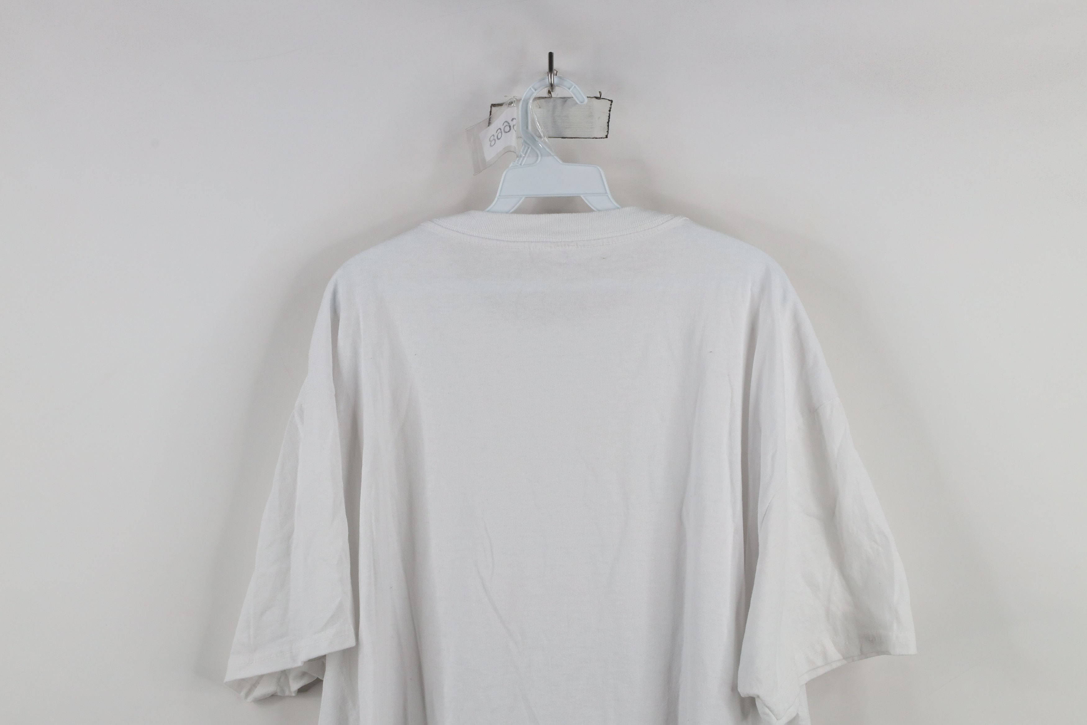 Vintage Vintage 90s Streetwear Cotton Short Sleeve T-Shirt White Size US XXL / EU 58 / 5 - 10 Thumbnail