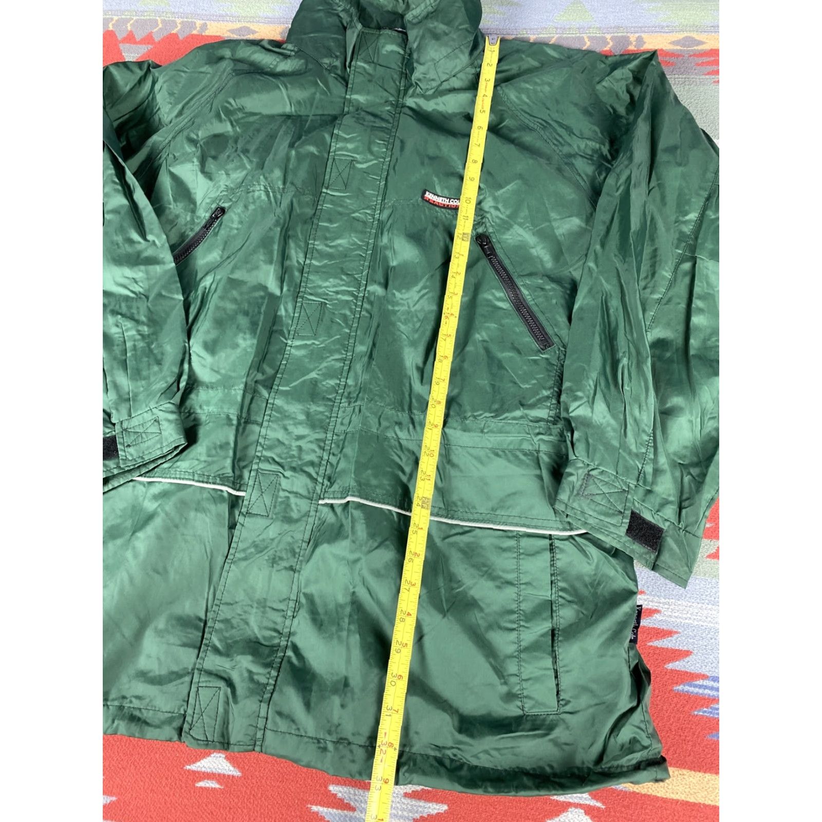 Kenneth Cole VINTAGE Kenneth Cole Outerwear Windbreaker Parka Jacket L Men Green Size US L / EU 52-54 / 3 - 3 Thumbnail
