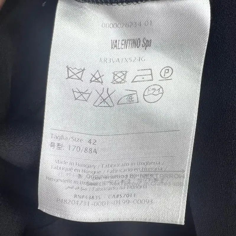 Valentino Valentino Black Cotton Dress with Unique Collar . Size XXS / US 00 / IT 34 - 4 Thumbnail