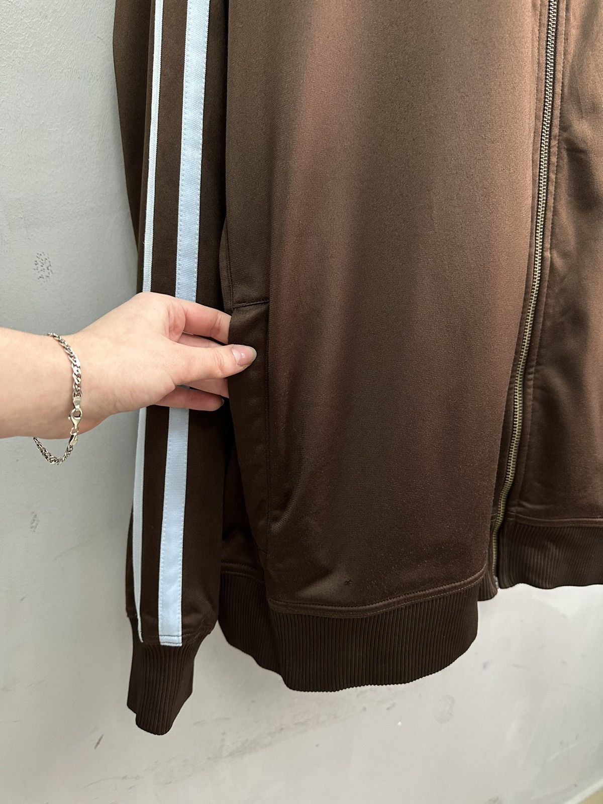 Nike Vintage Brown Full Zip Nike Oversize Nylon Hoodie Jacket Y2k Size US XXL / EU 58 / 5 - 4 Thumbnail