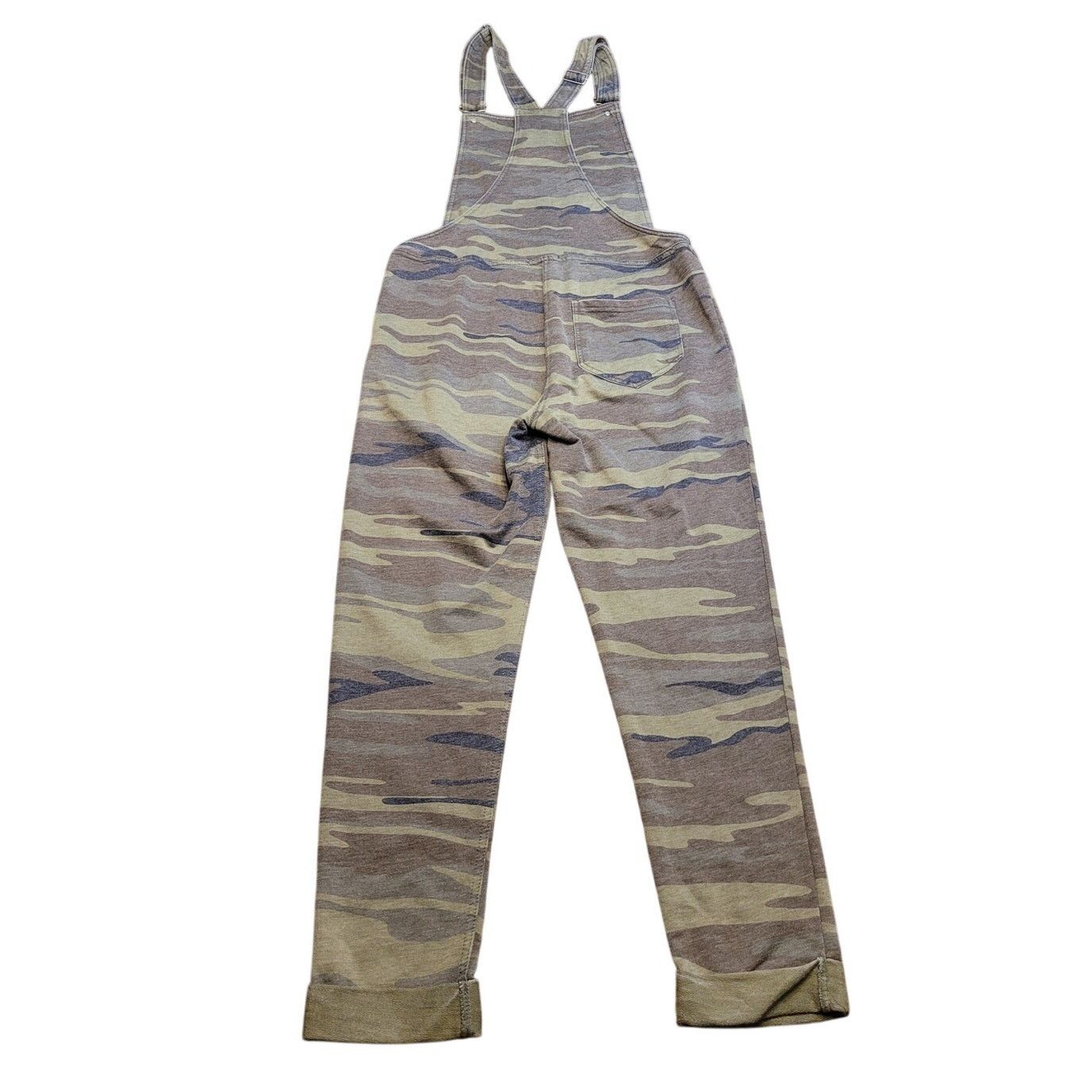 Z Supply Z SUPPLY Overalls XS Green Camo Stretch Knit Cuffed Size 30" / US 8 / IT 44 - 2 Thumbnail