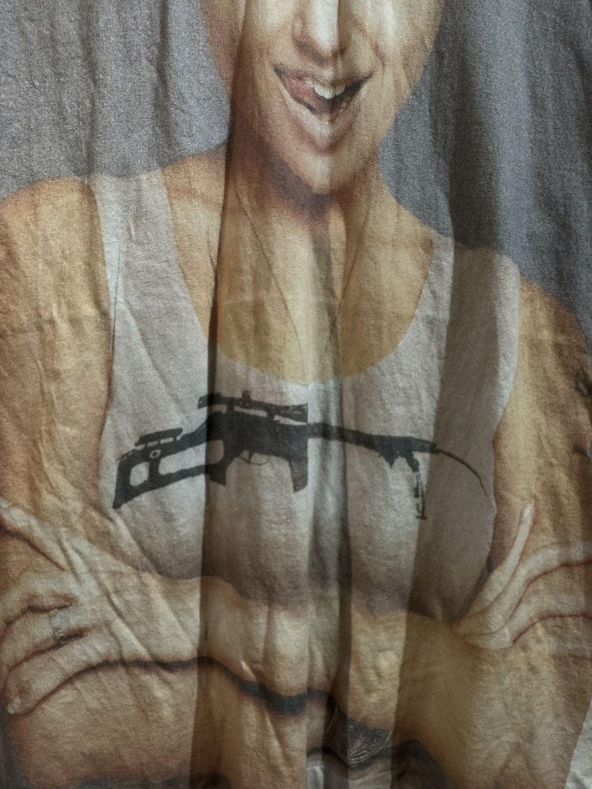 Vintage Vintage OVP Angelina Jolie Single Stitch White Tee Size M / US 6-8 / IT 42-44 - 3 Thumbnail