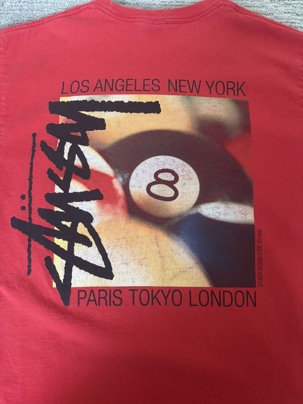 Stussy Stussy 8 ball tee Size US L / EU 52-54 / 3 - 1 Thumbnail