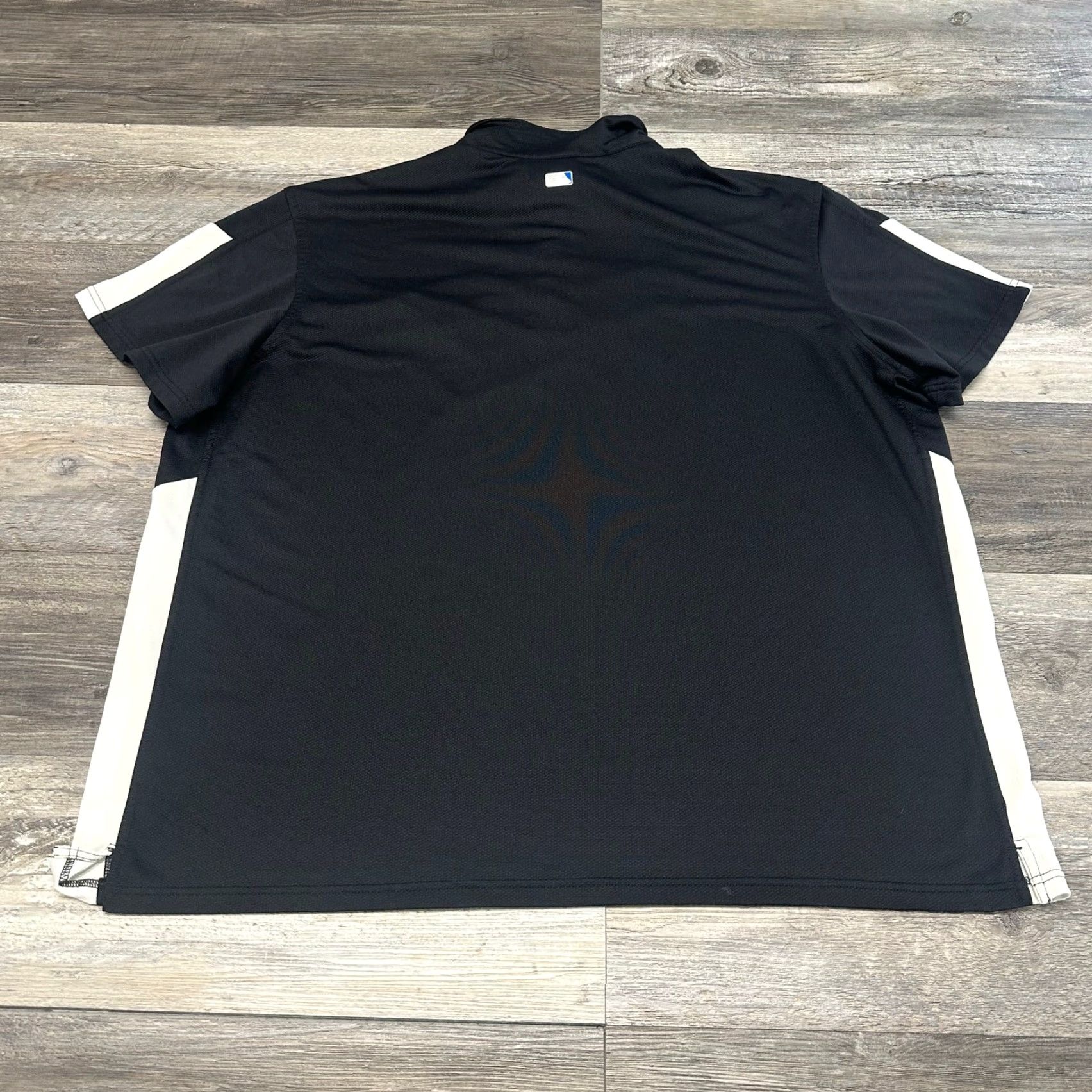 Nike VINTAGE Nike Dri Fit MLB Toronto Blue Jays Black Mens 3XL Swoosh Performance Polo Shirt Size US XXL / EU 58 / 5 - 3 Thumbnail