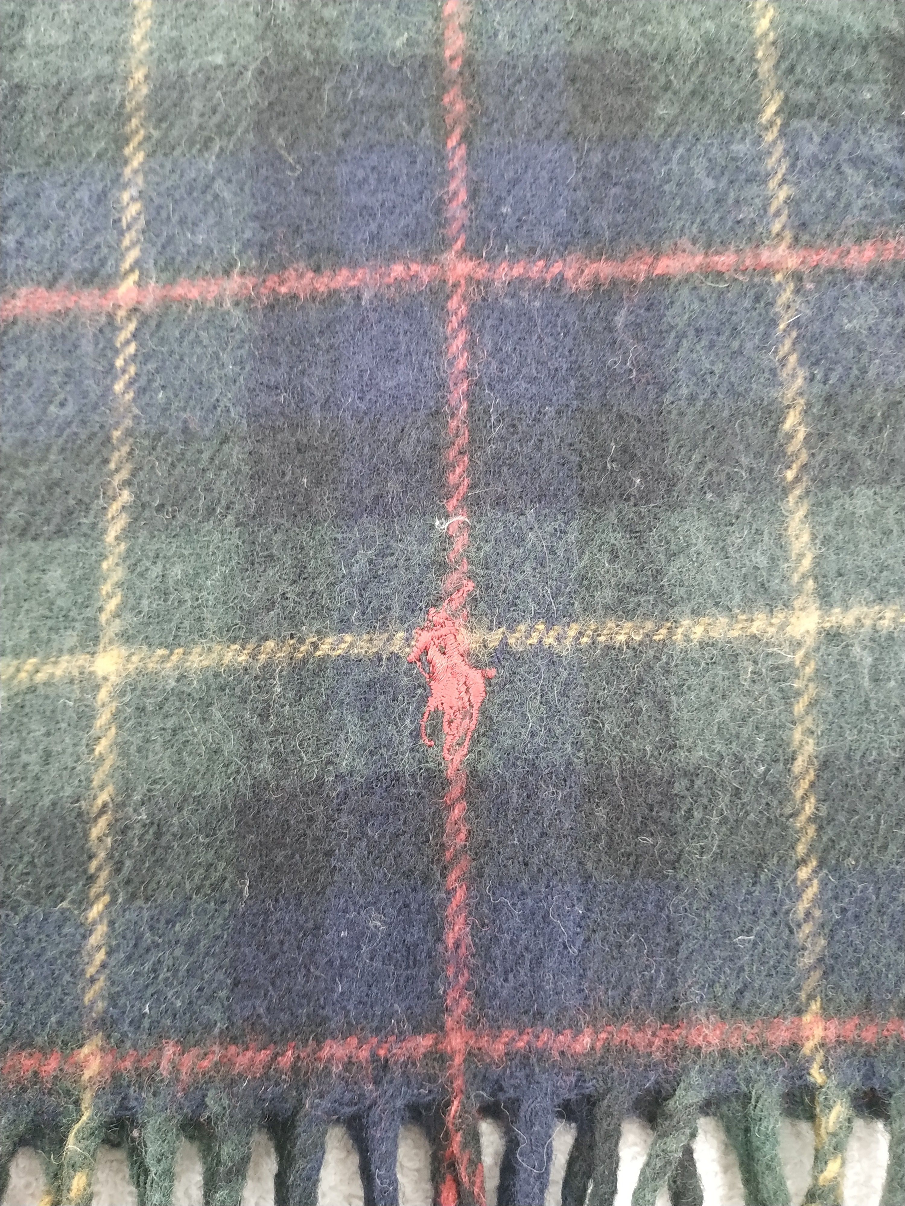 Polo Ralph Lauren Vintage Polo Ralph Lauren Scarf/Muffler/Neckwear MF121 Size ONE SIZE - 5 Thumbnail