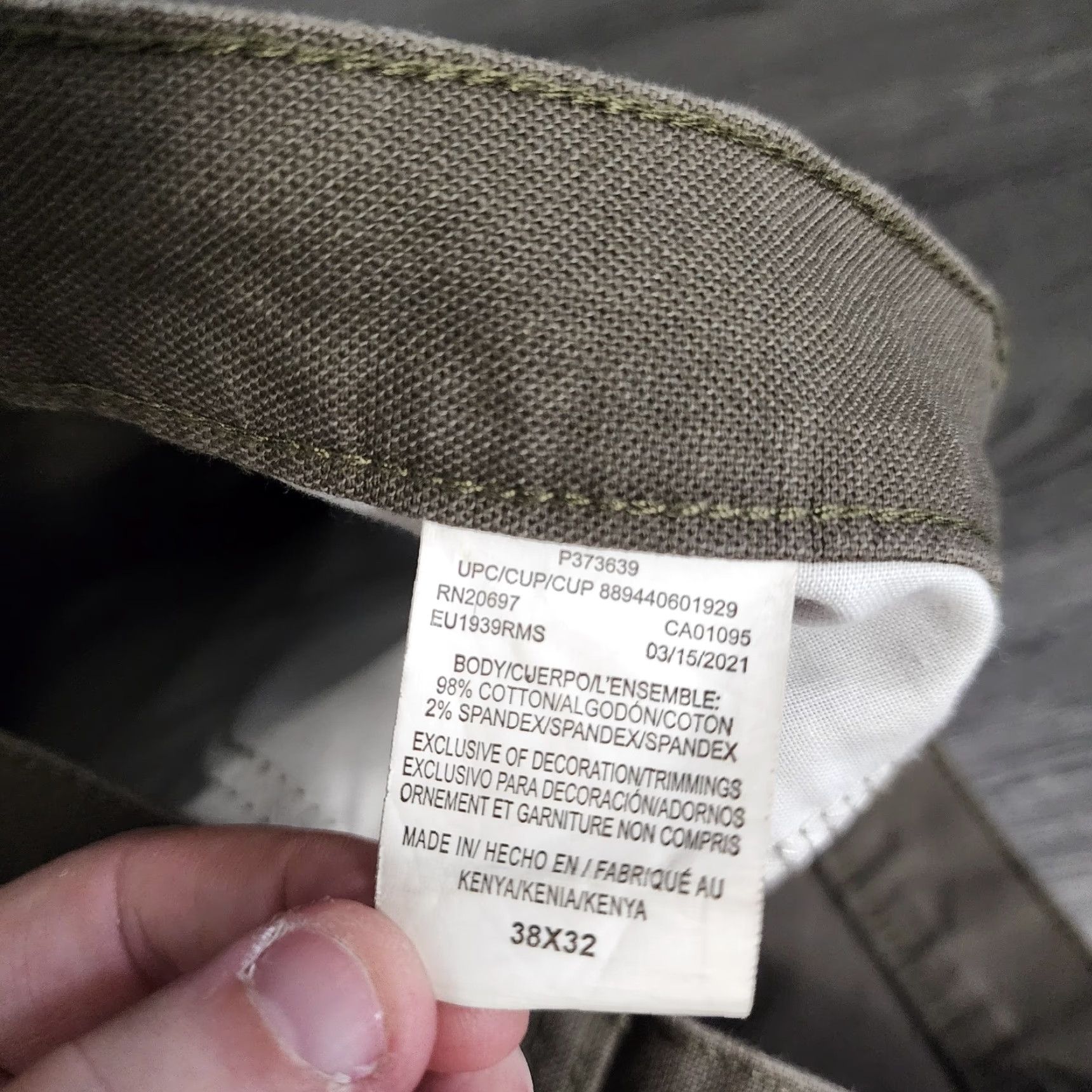 Dickies VINTAGE Dickies Carpenter Pants Mens 38x32 Brown Canvas Workwear Baggy Skater 90s/2000s Mens Size US 38 / EU 54 - 4 Thumbnail