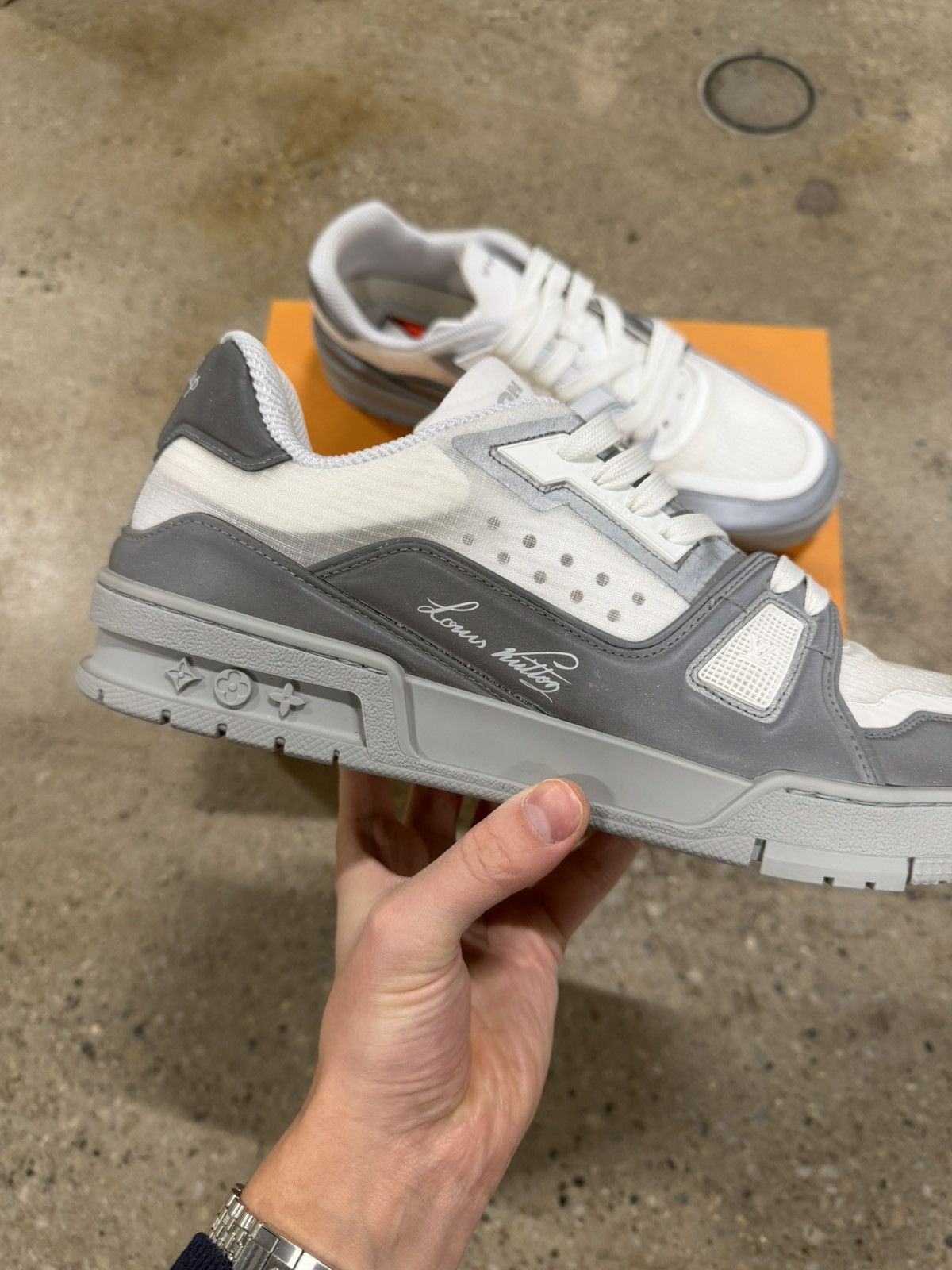 Louis Vuitton Louis Vuitton Americas Cup Edition Trainer Sneaker NEW 1400$ Size US 12 / EU 45 - 2 Thumbnail