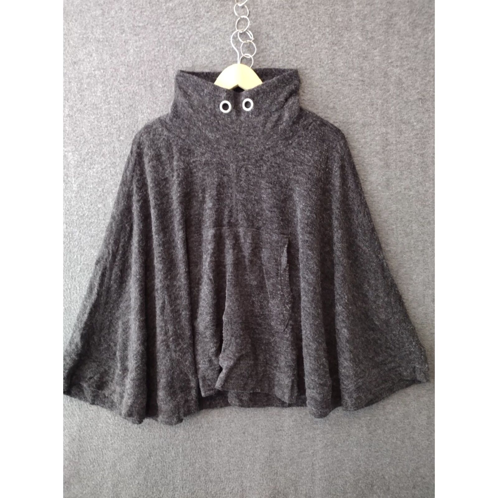 Vintage One The Land Poncho Women's Gray Size M Size M / US 6-8 / IT 42-44 - 2 Thumbnail