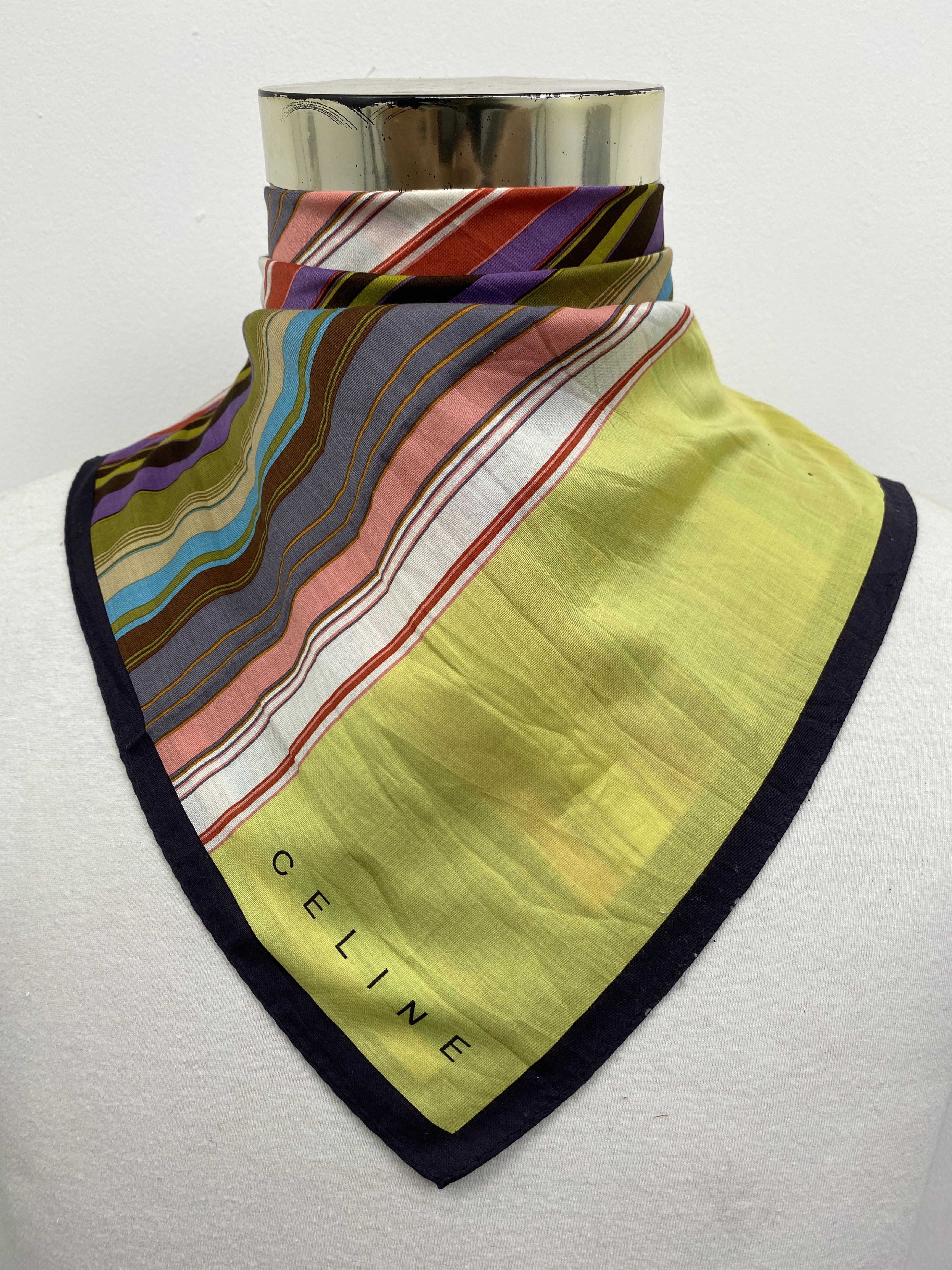 Celine Celine Handkechief / Neckerchief / Bandana HKC0637 Size ONE SIZE - 2 Thumbnail