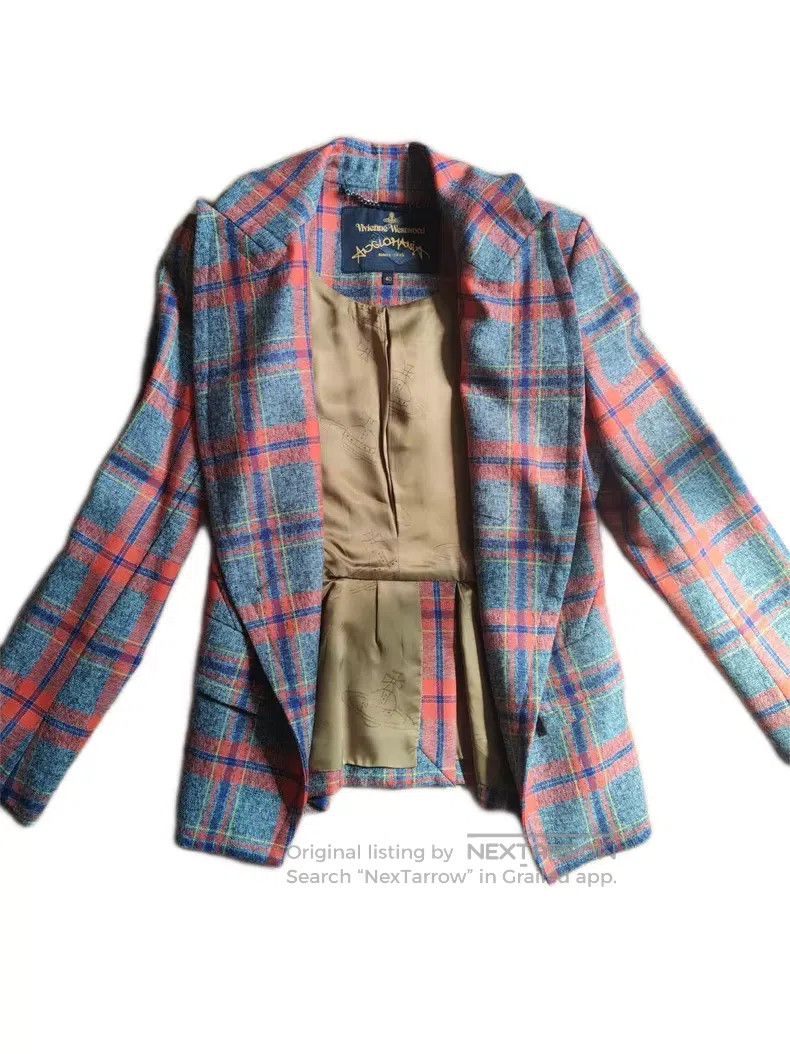 Vivienne Westwood Vivienne Westwood Plaid Tailored Jacket Size S / US 4 / IT 40 - 2 Thumbnail