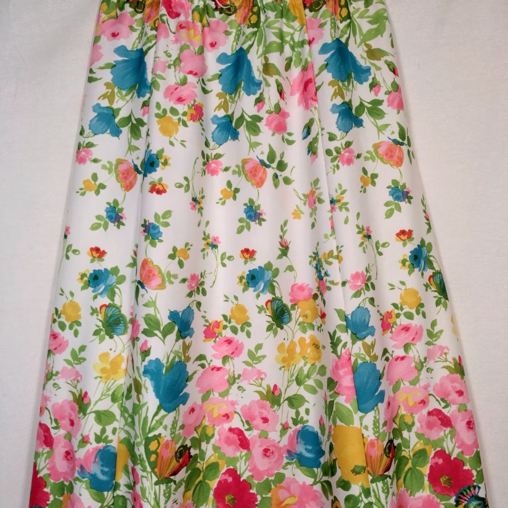 Vintage VINTAGE Adelaar Skirt 14 Maxi Boho Hippie Flower Power Butterfly Floral 70s Mod Cottagecore Women/Men? Size 36" / US 14 / IT 50 - 6 Thumbnail