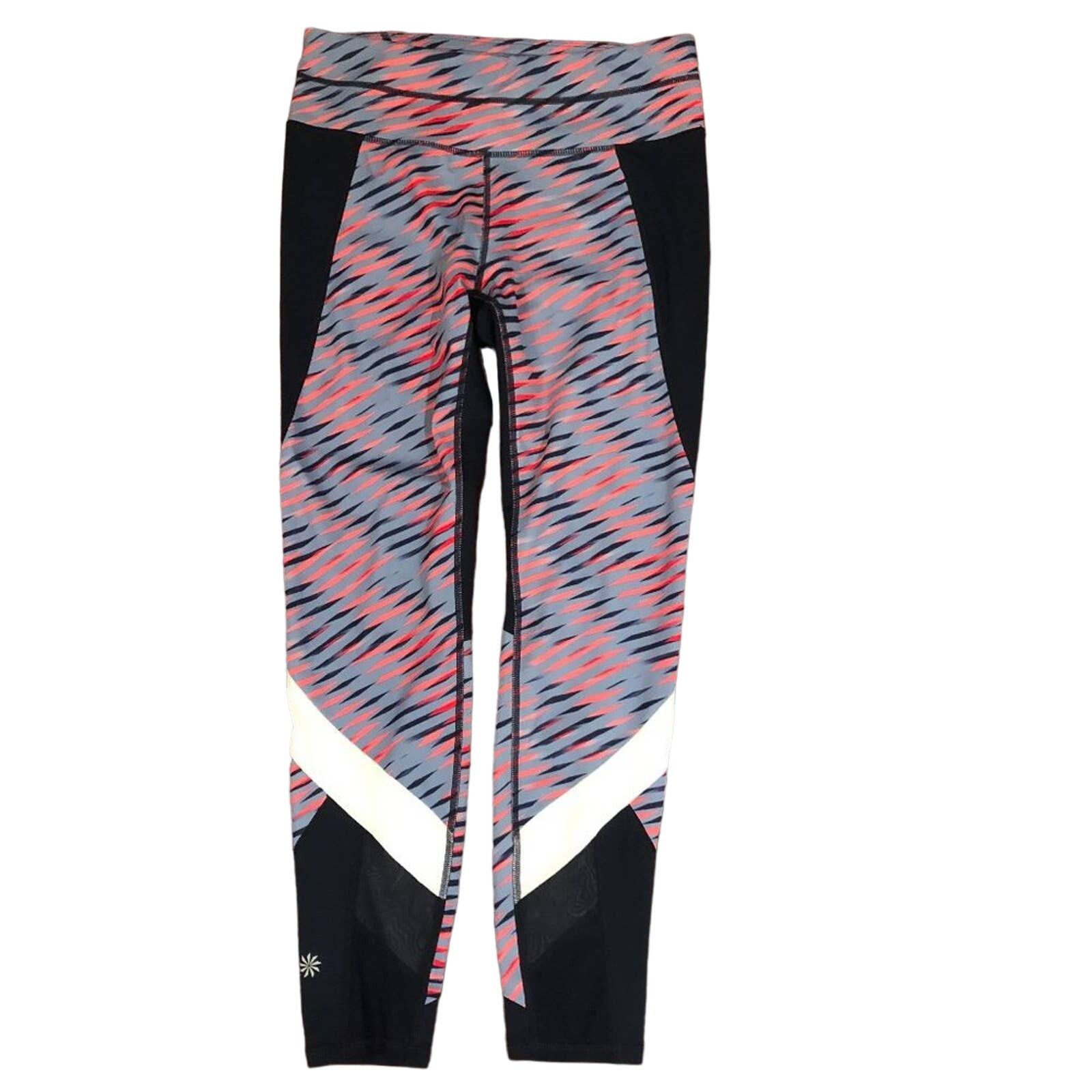 Athleta Athleta Electra Sonar 7/8 Leggings Colorblock Size 27" / US 4 / IT 40 - 2 Thumbnail