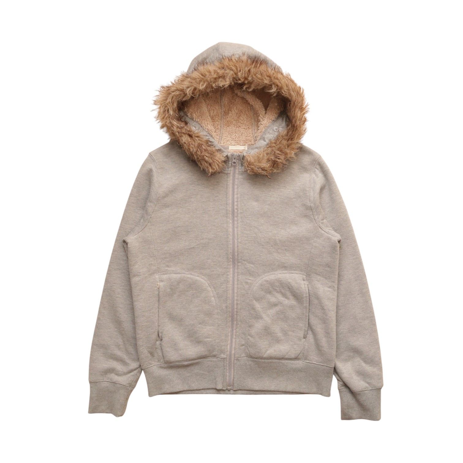 2000s If Six Was Nine Style - Faux Fur Hoodie LGB