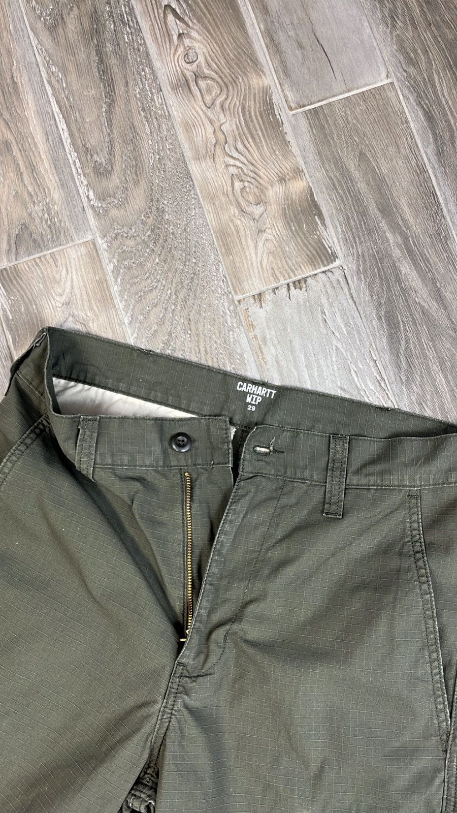 Carhartt × Carhartt Wip Hype Cargo Carhartt millitary short Size US 29 - 5 Thumbnail