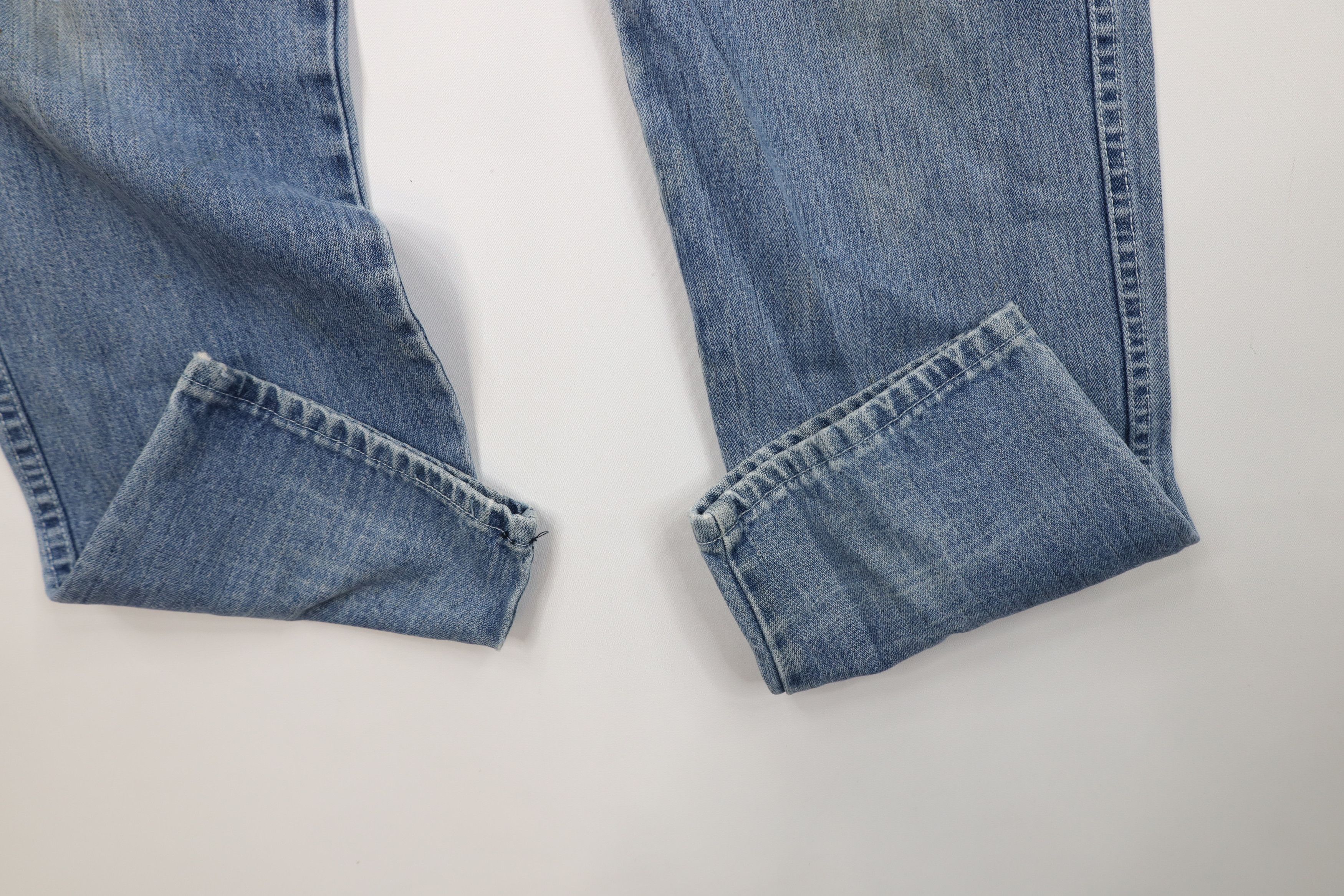 Vintage Vintage 90s Streetwear Striped Straight Leg Denim Jeans Size 32" / US 10 / IT 46 - 6 Thumbnail