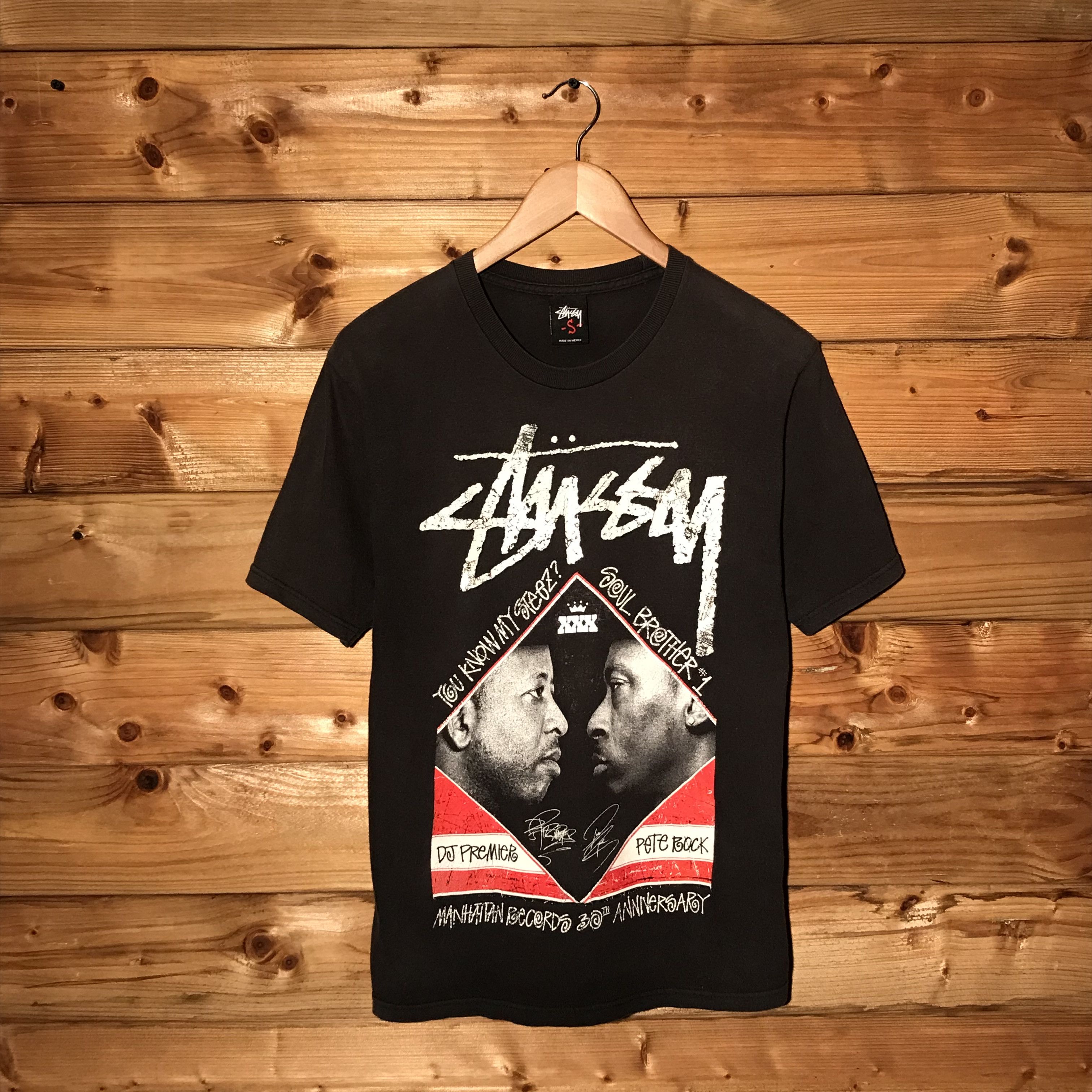 Stussy Stüssy x Manhattan Records 30th Ann DJ Premier v Pete Rock t |  Grailed