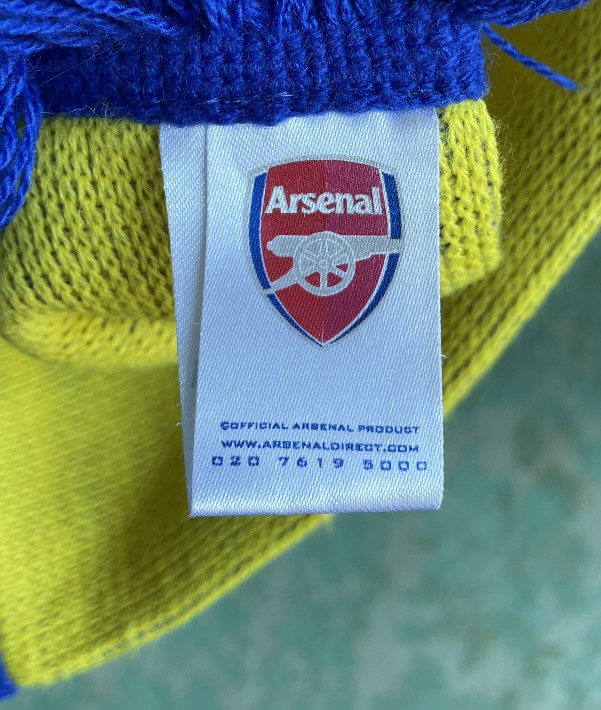 Vintage Vintage Arsenal Football Club Emirates Stadium Soccer Scarf Size ONE SIZE - 4 Thumbnail